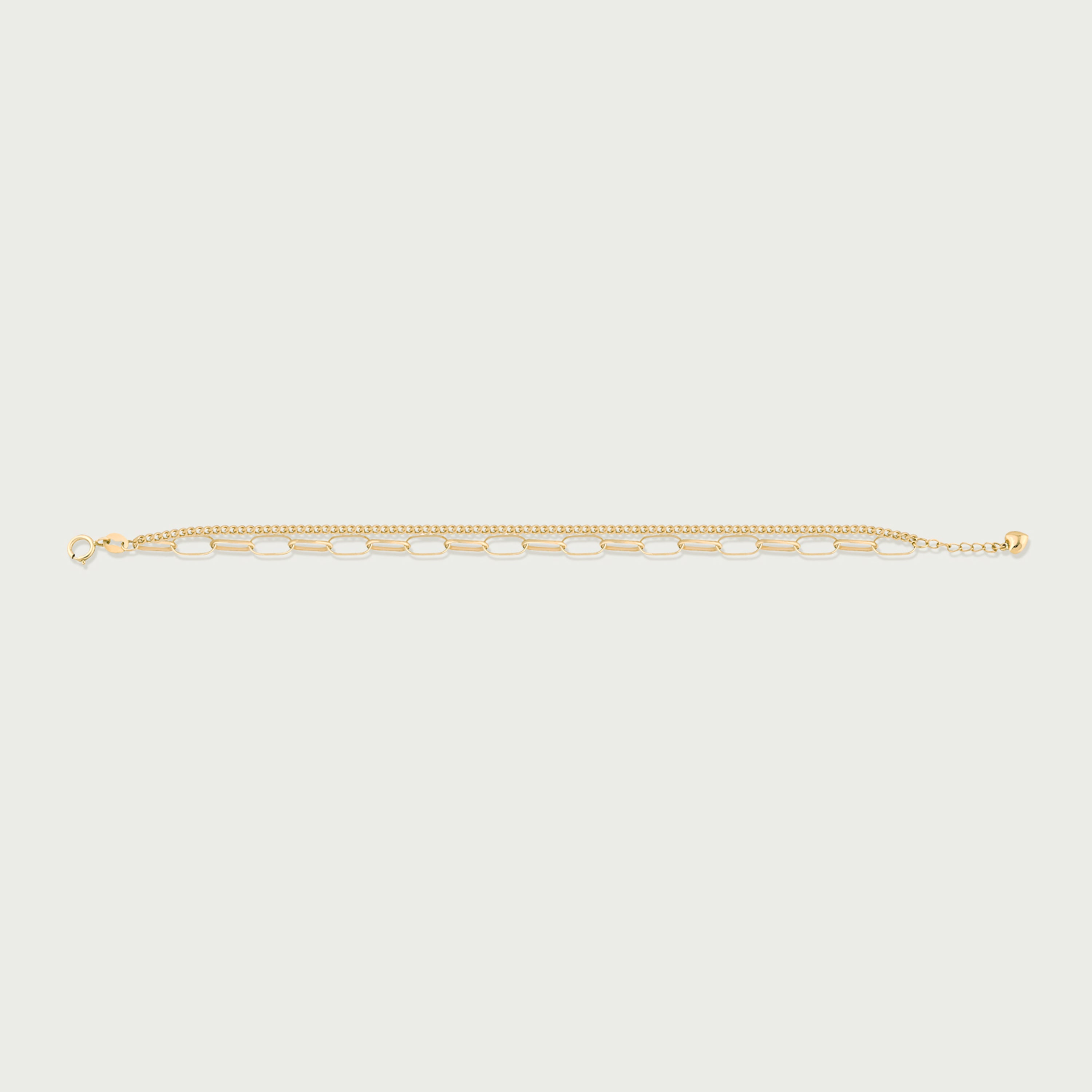 Golden Interlude Link Bracelet