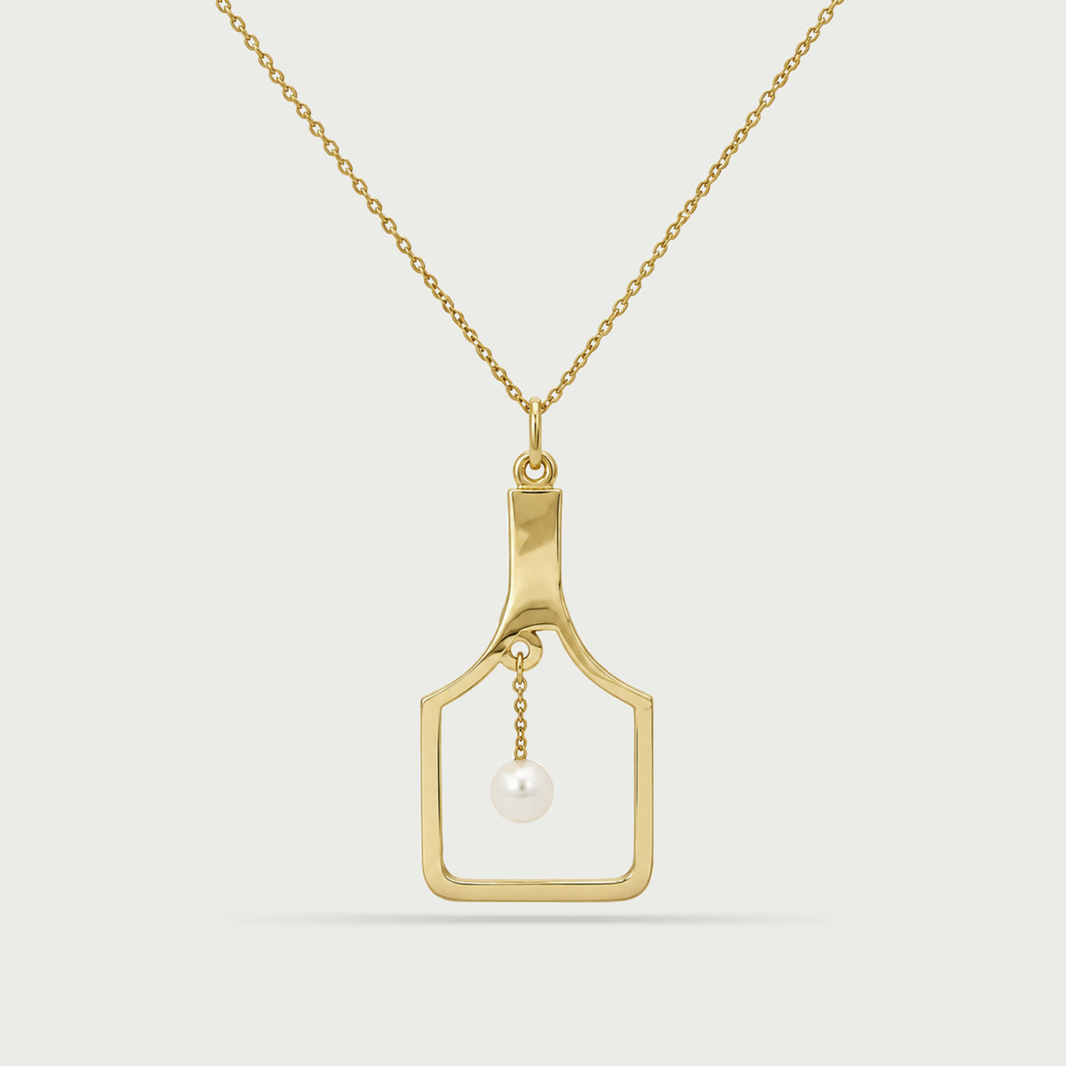 Pickle Pearl Drop Necklace