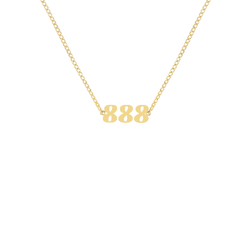 Tiffany Script Name Necklace in Yellow Gold