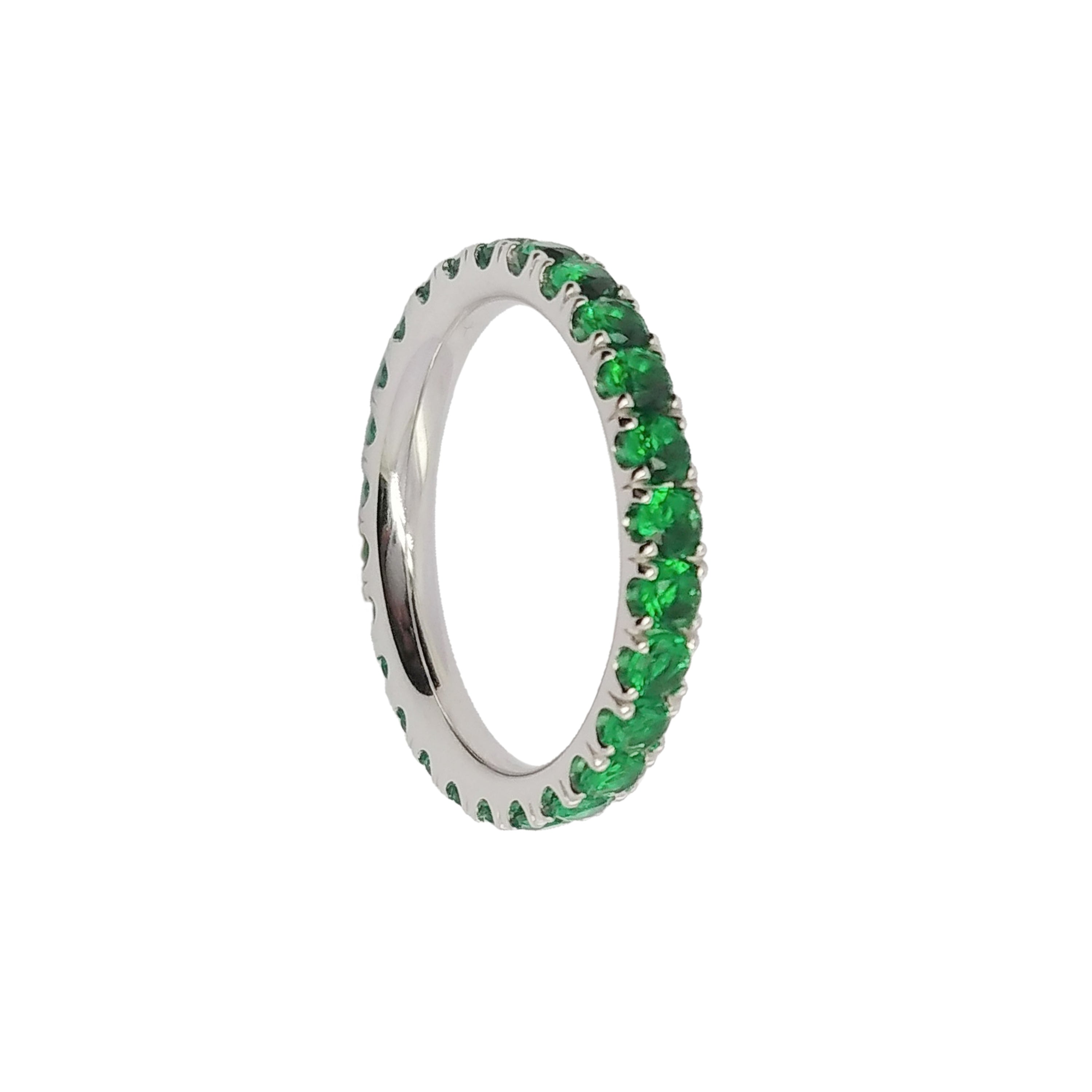 Give Love Emerald Eternity Ring