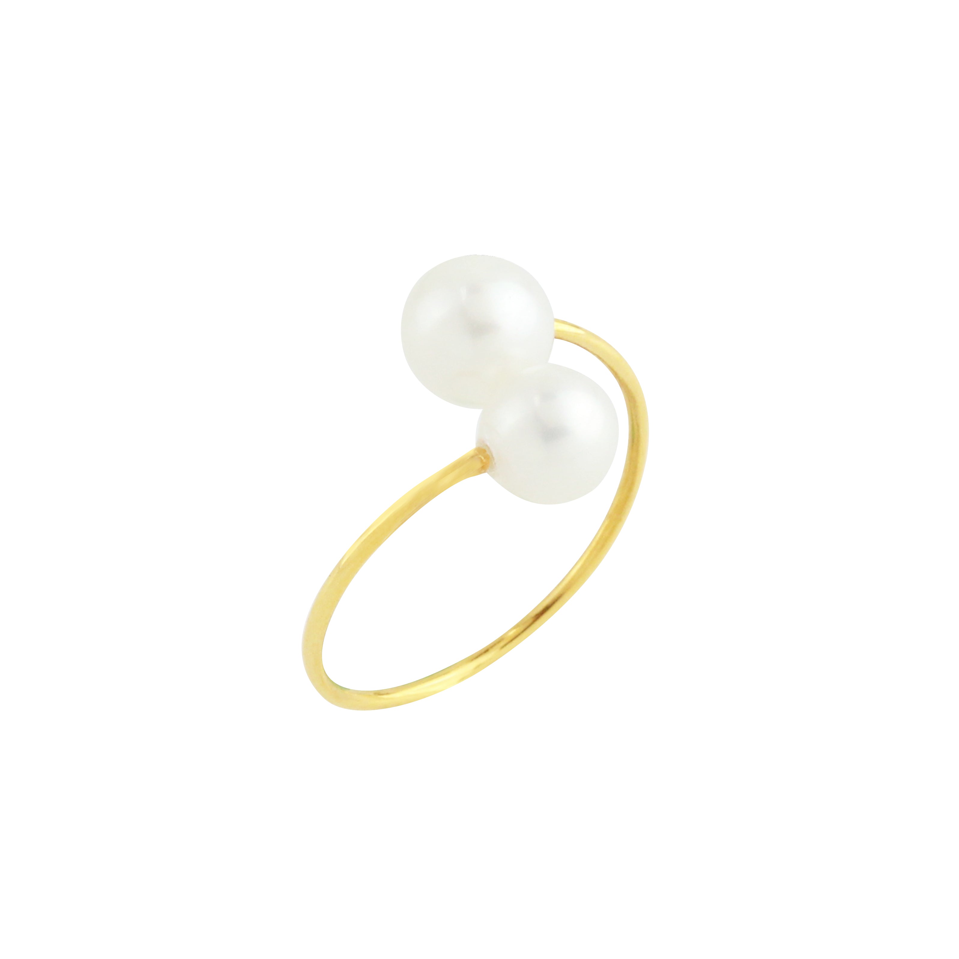 Coastal Kiss Pearl Ring
