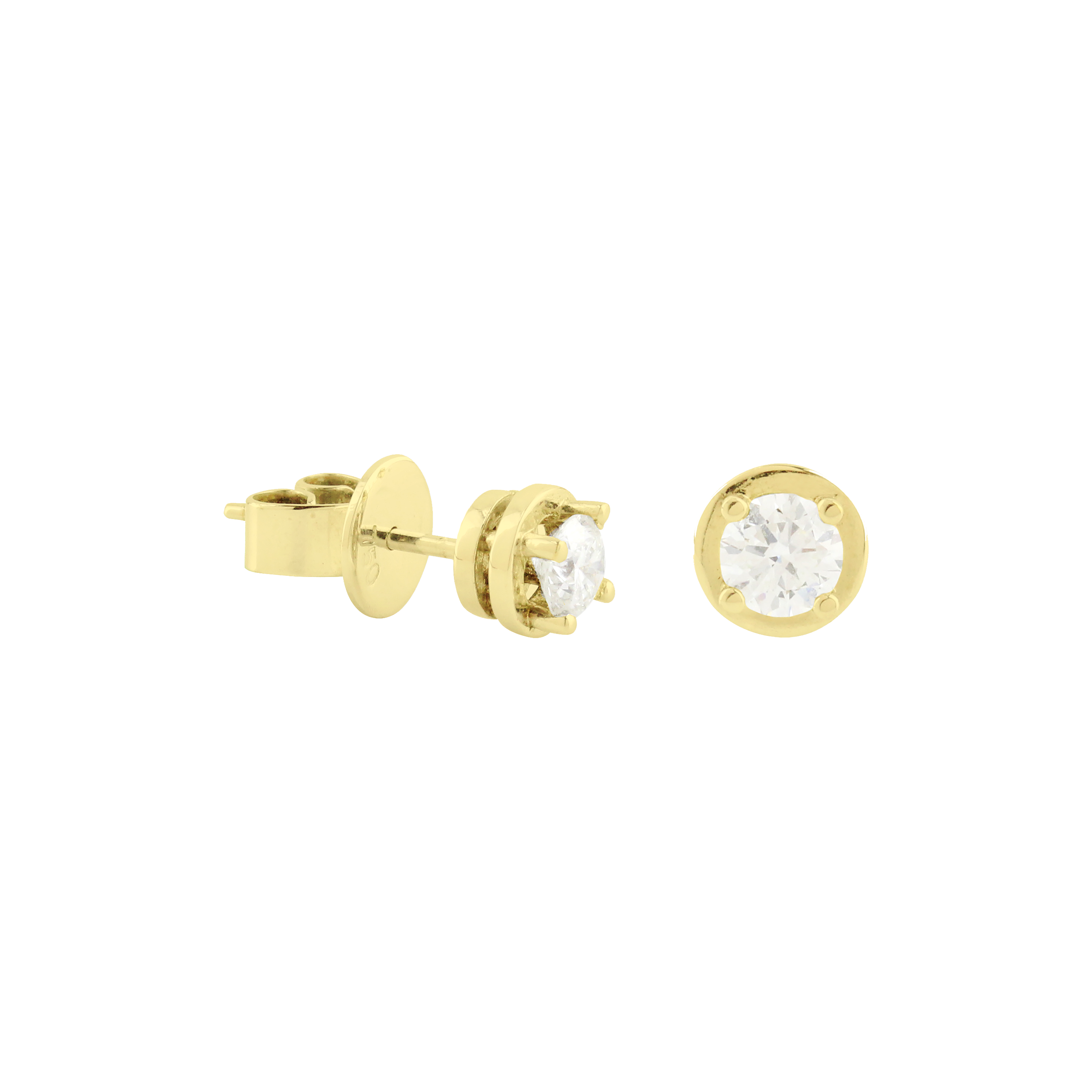 Gentle Vow Diamond Stud Earrings