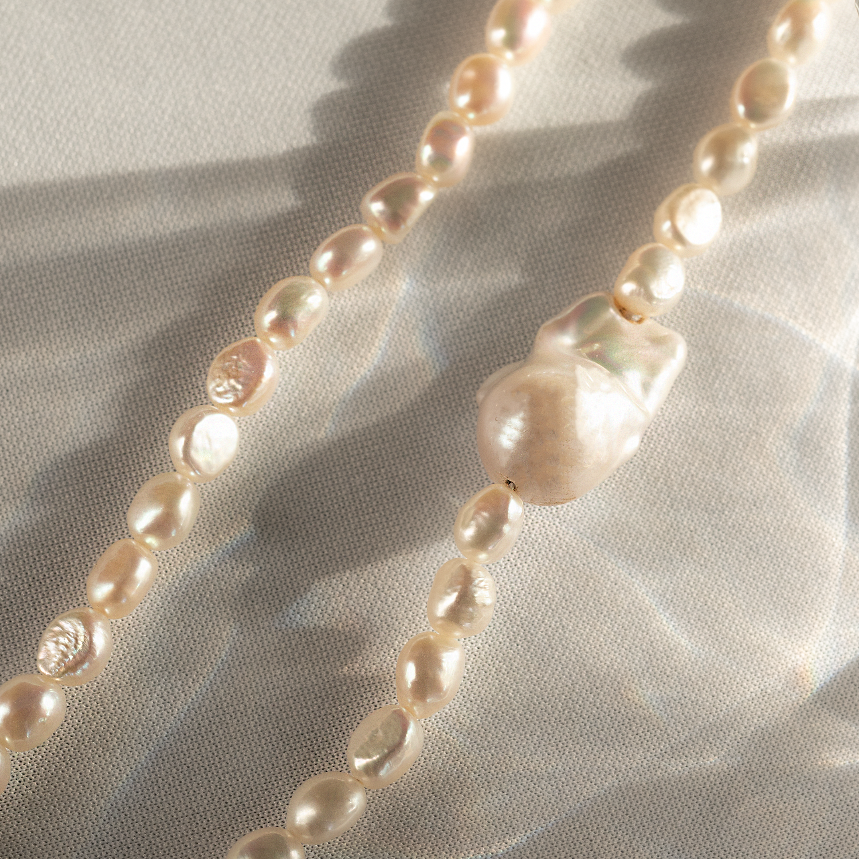 Ocean Hush Pearl Necklace