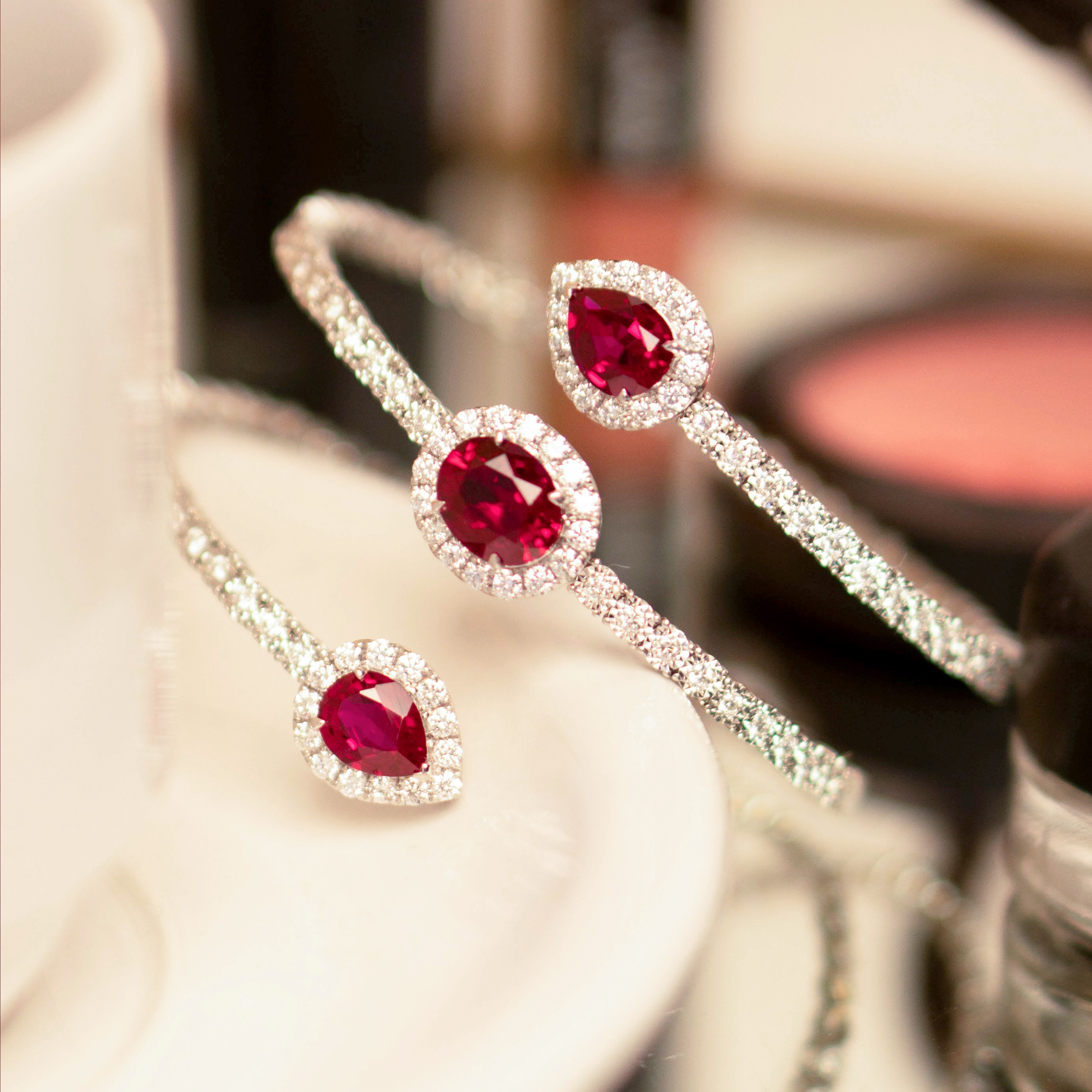 Resplendent Rubies Bangle