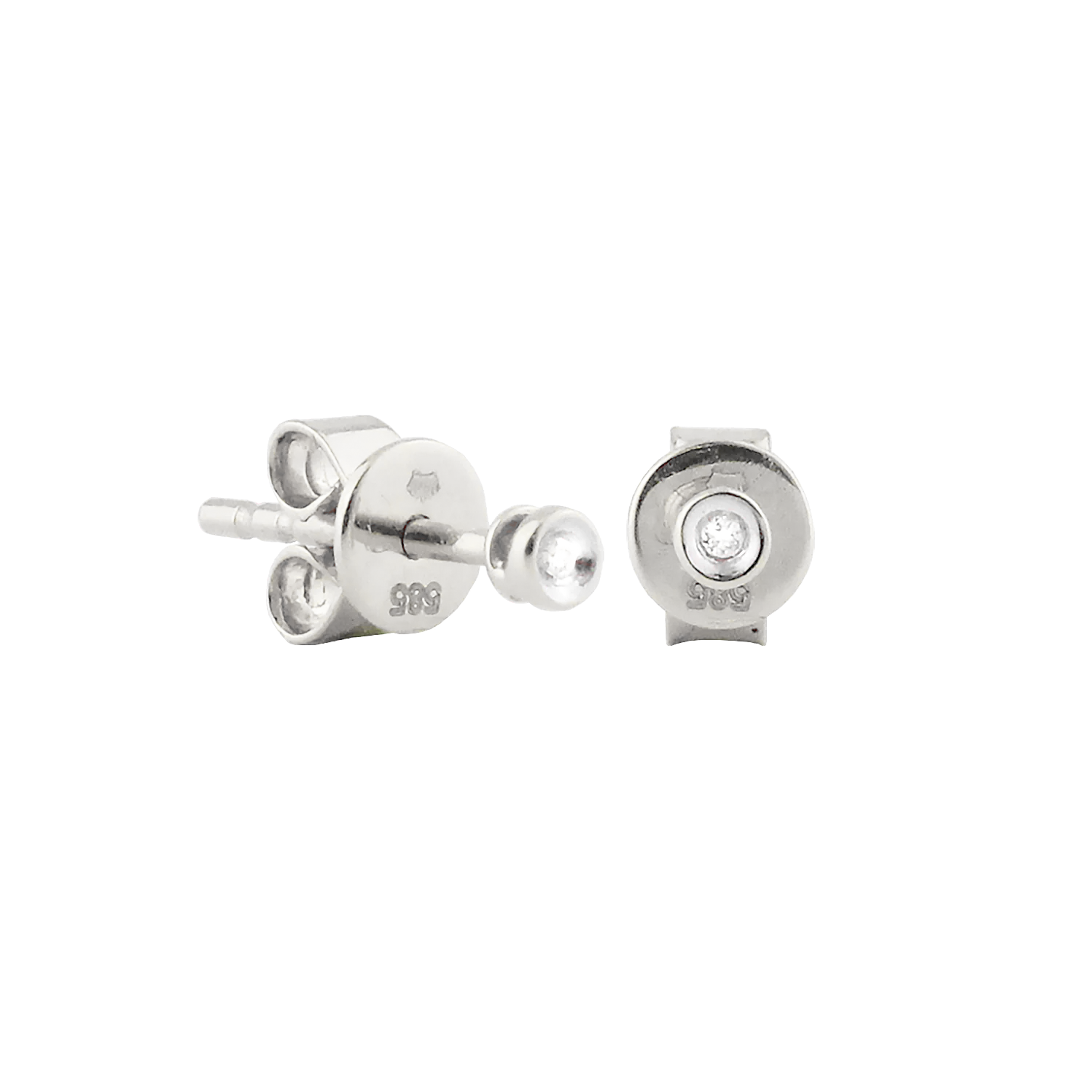 Chic Little Mood Diamond Stud Earrings