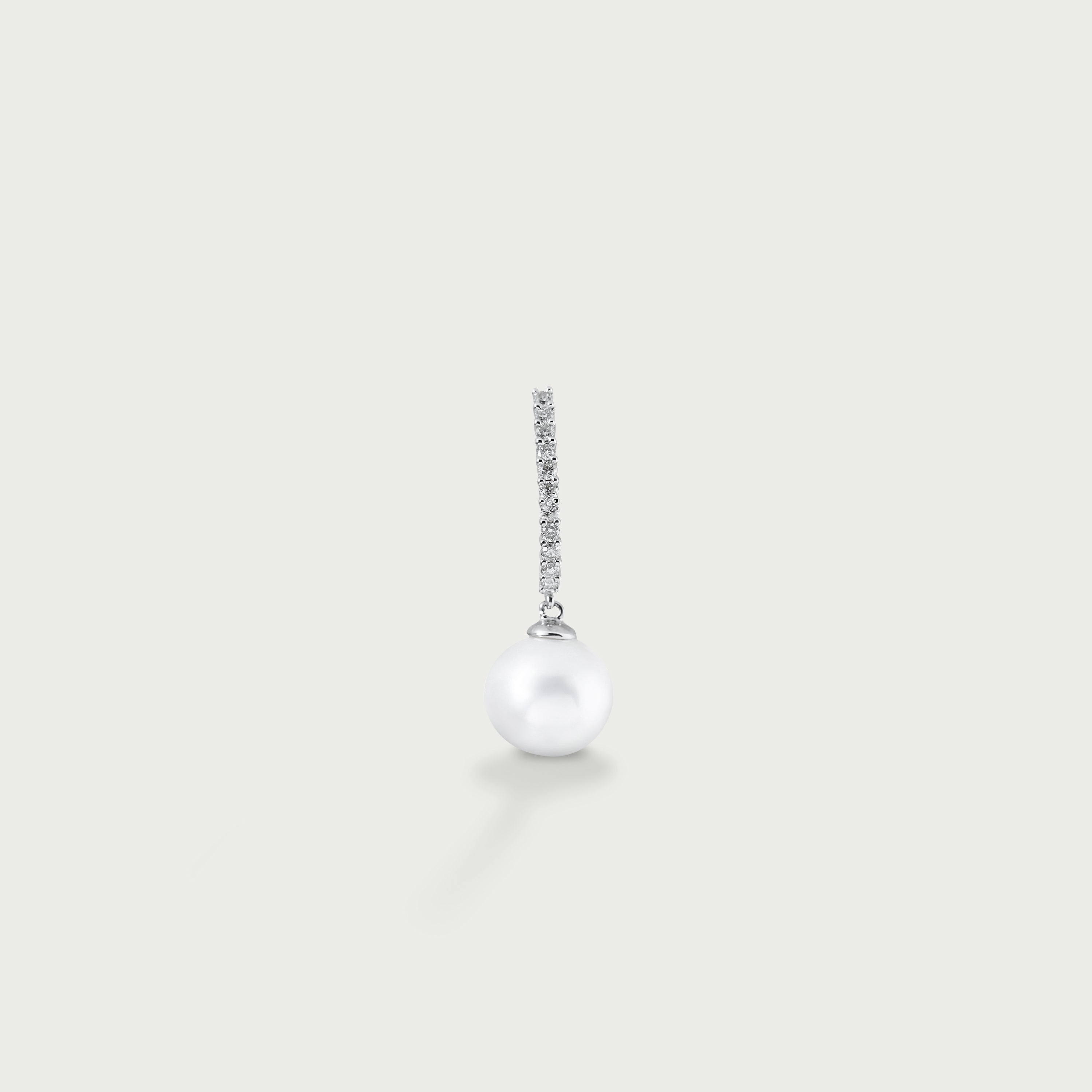 Always Radiant Pearl Hoop Earrings