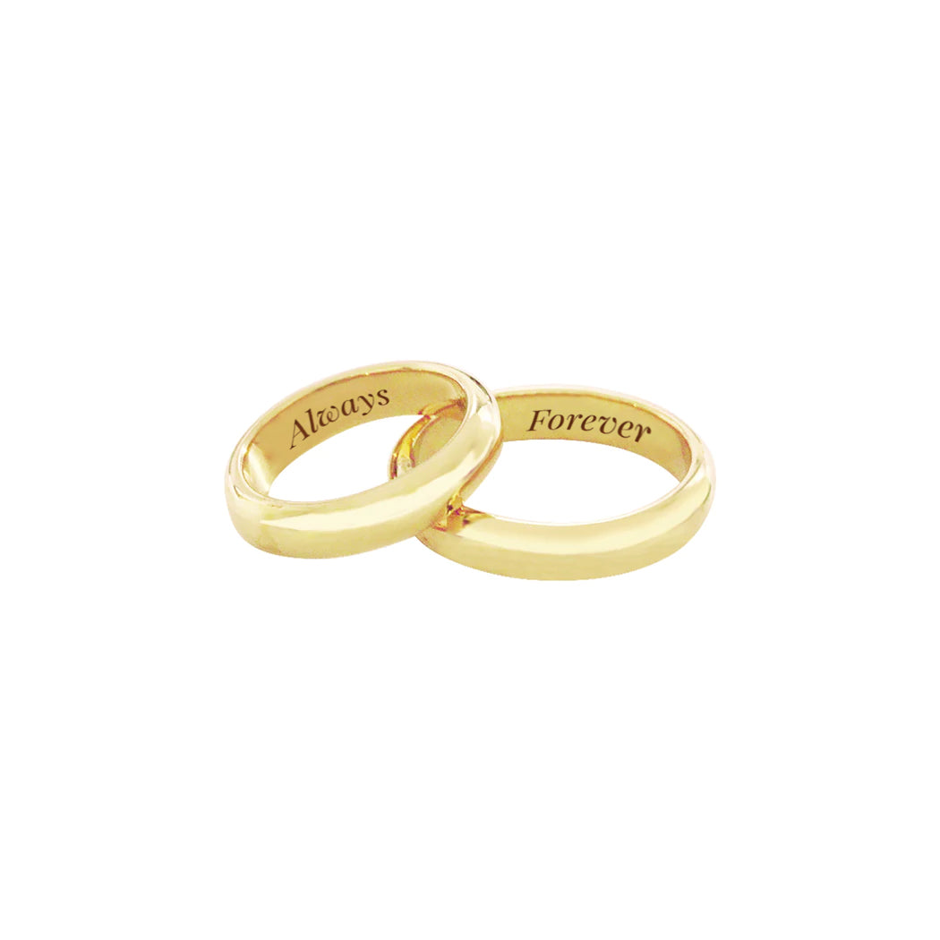Bacchus Gold Wedding Ring