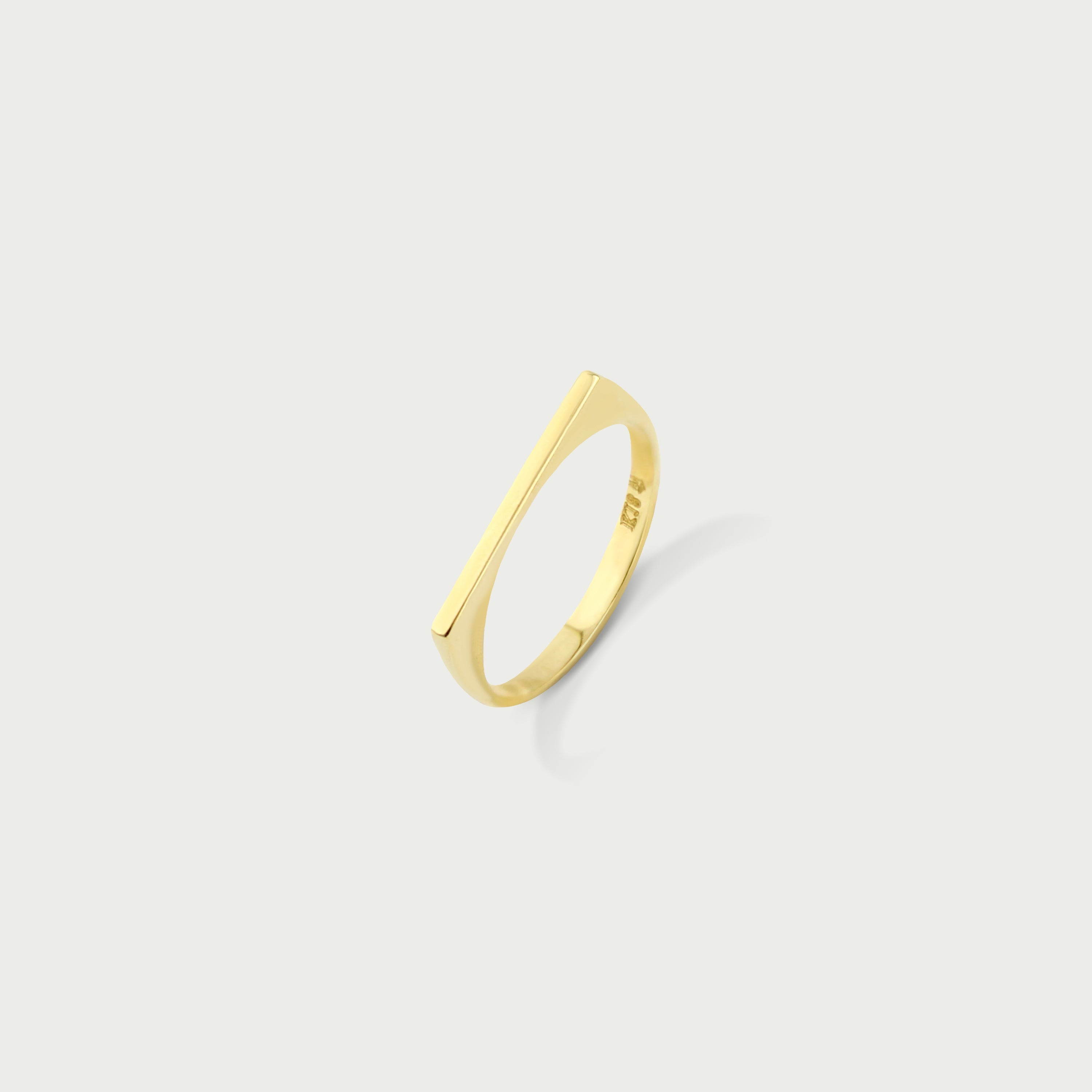 Be Seen Gold Ring