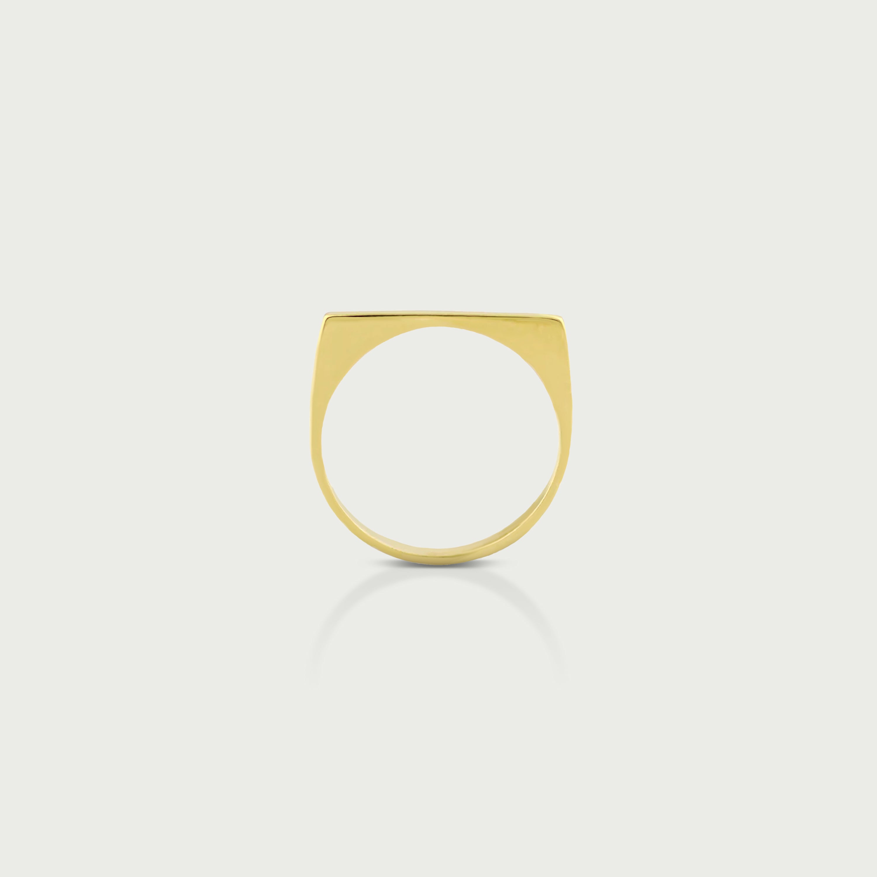 Be Seen Gold Ring