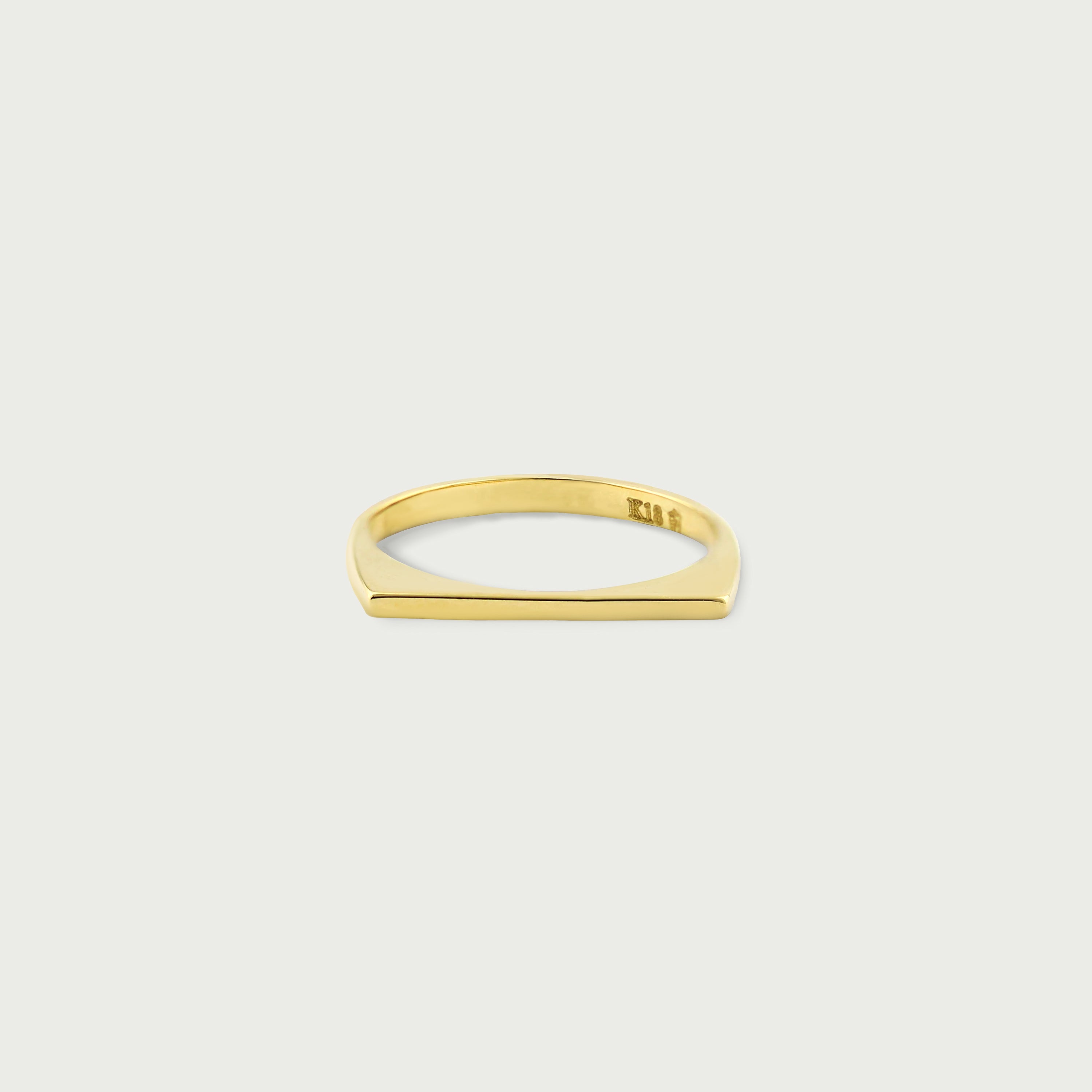 Be Seen Gold Ring