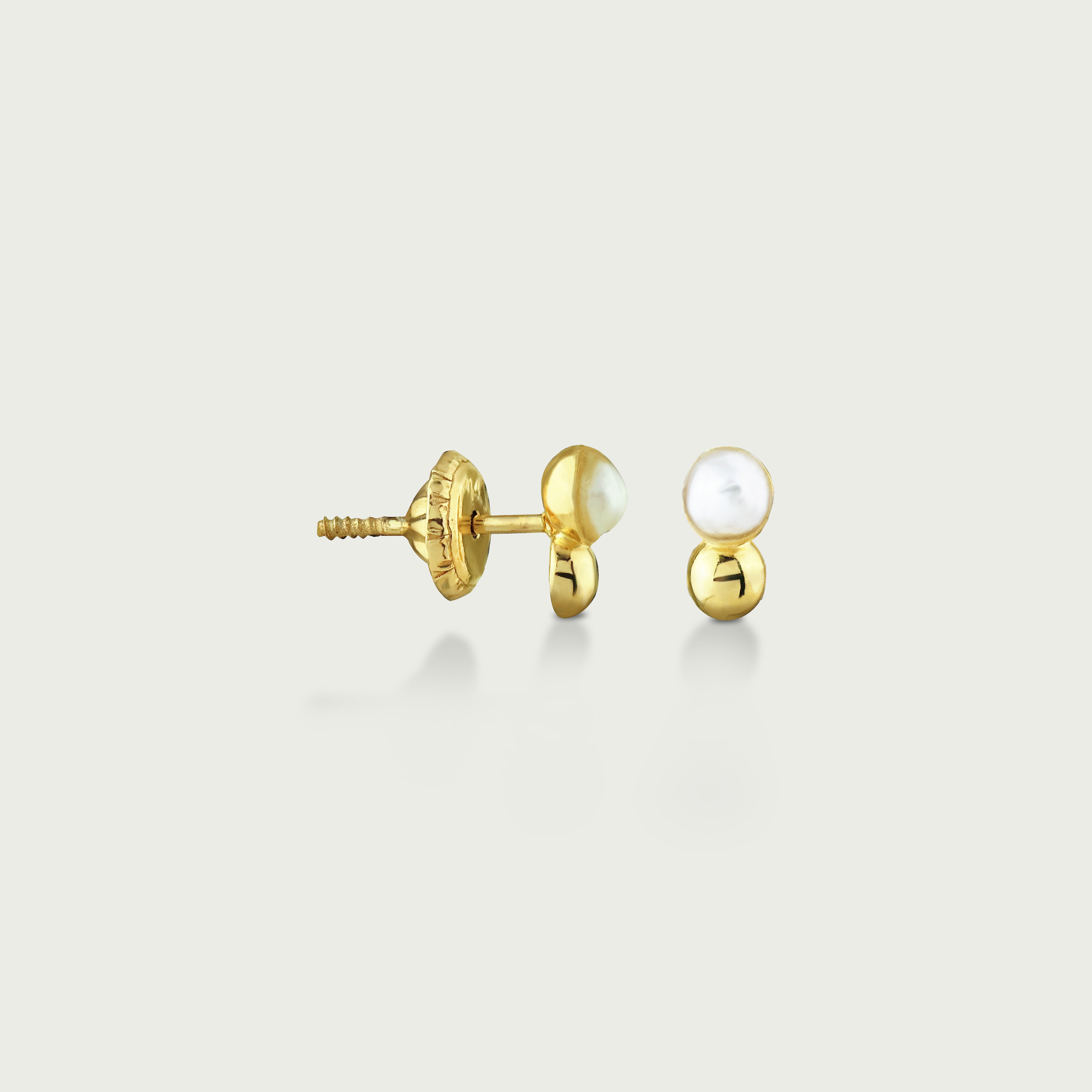 Bitty Blinkers Duo Pearl Stud Earrings