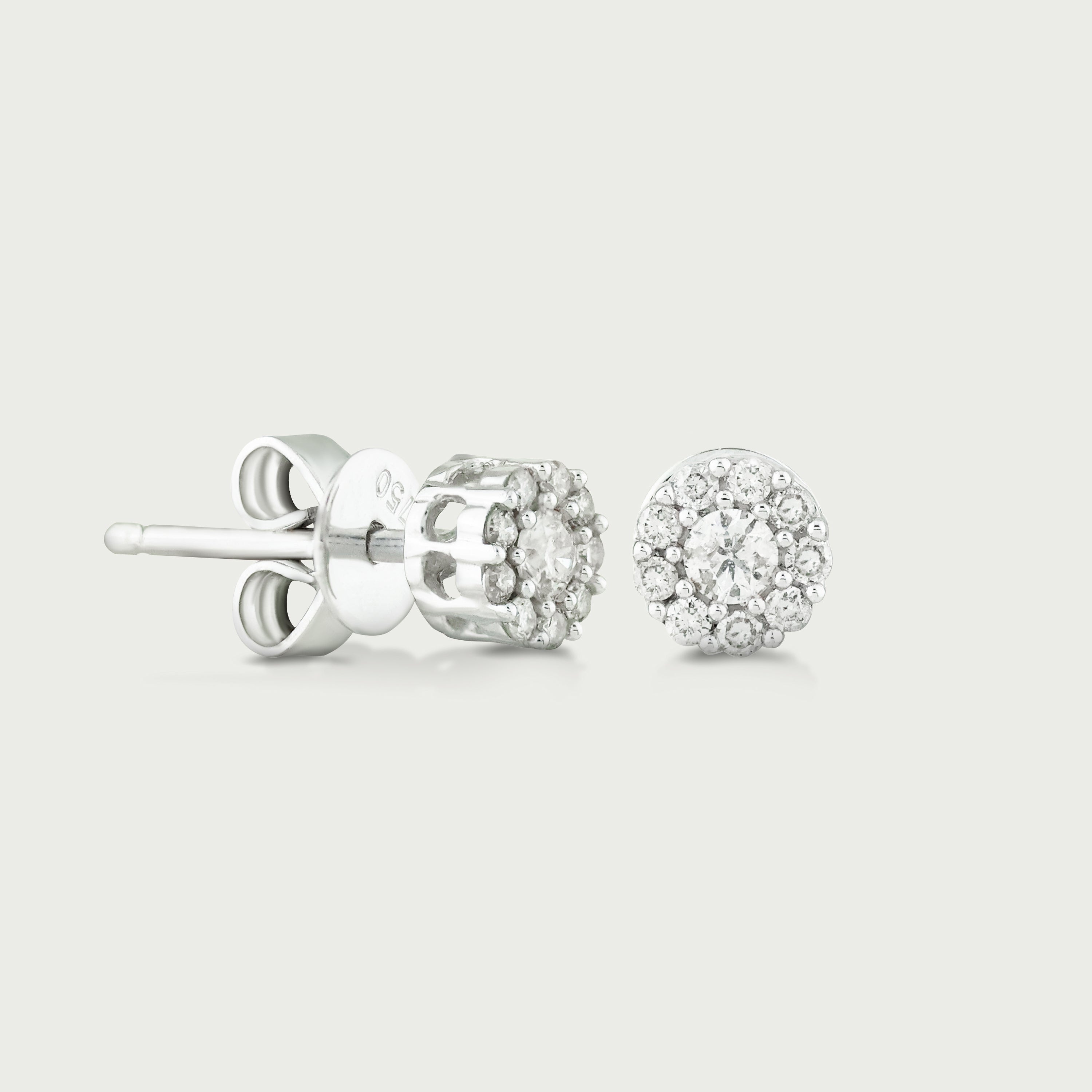 Blooming Radiance Diamond Stud Earrings
