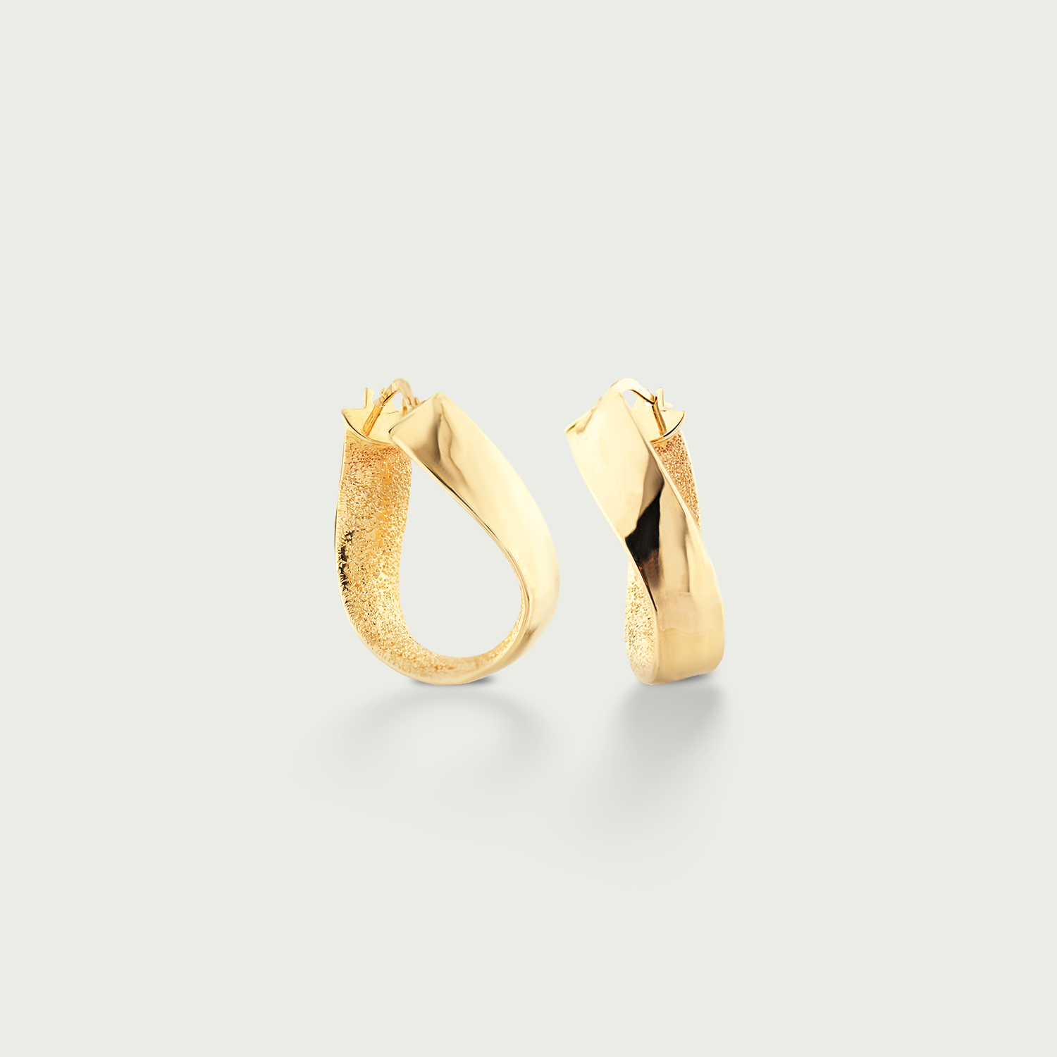 Bold Move Gold Hoop Earrings