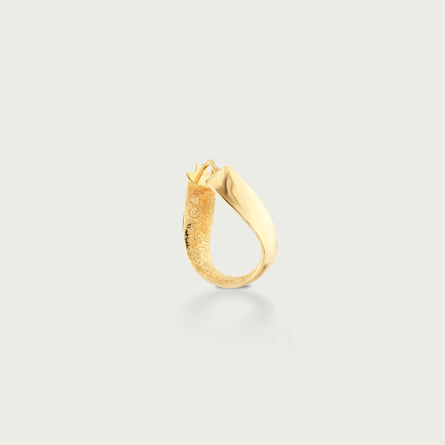 Bold Move Gold Hoop Earrings