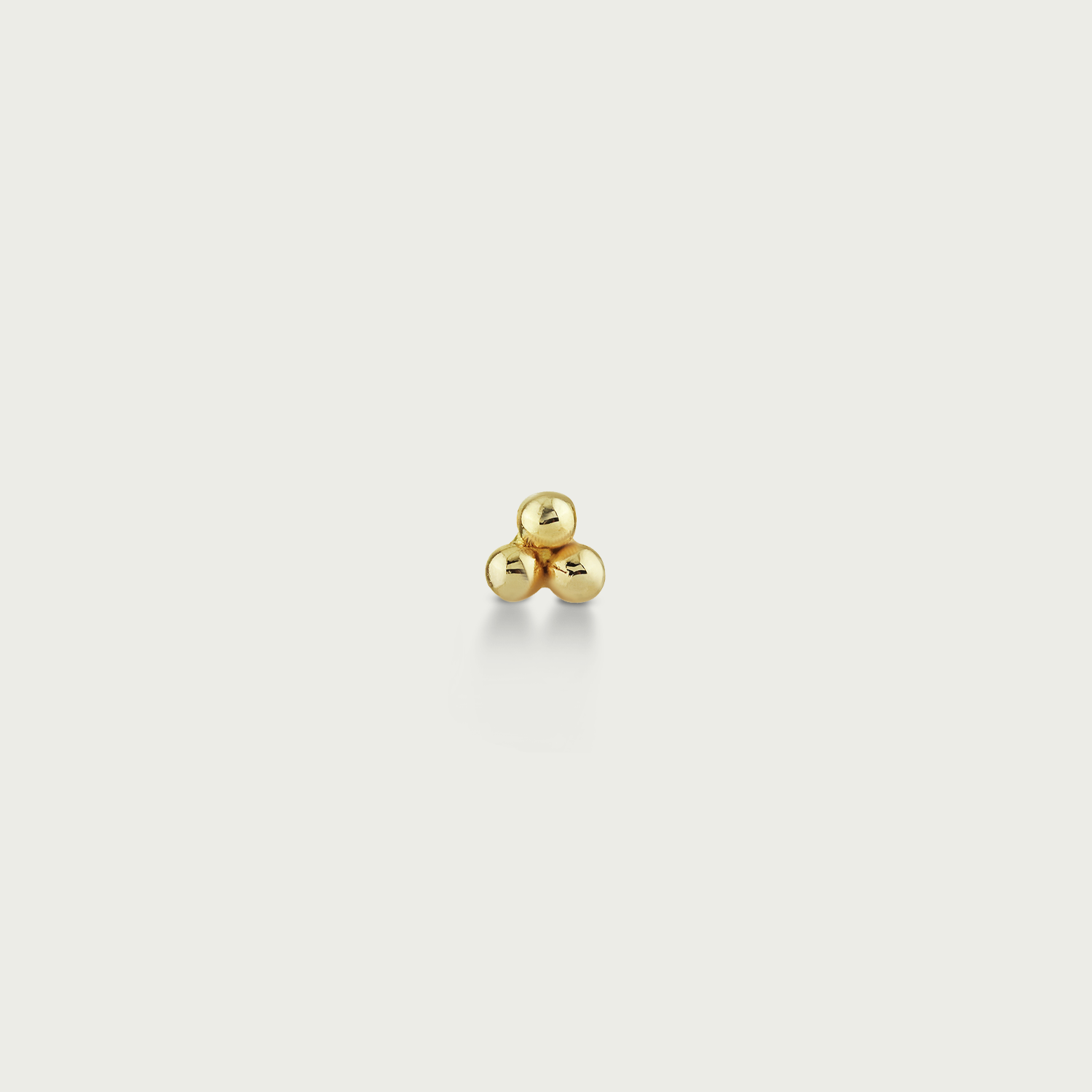 Bubbles Gold Screw Earrings