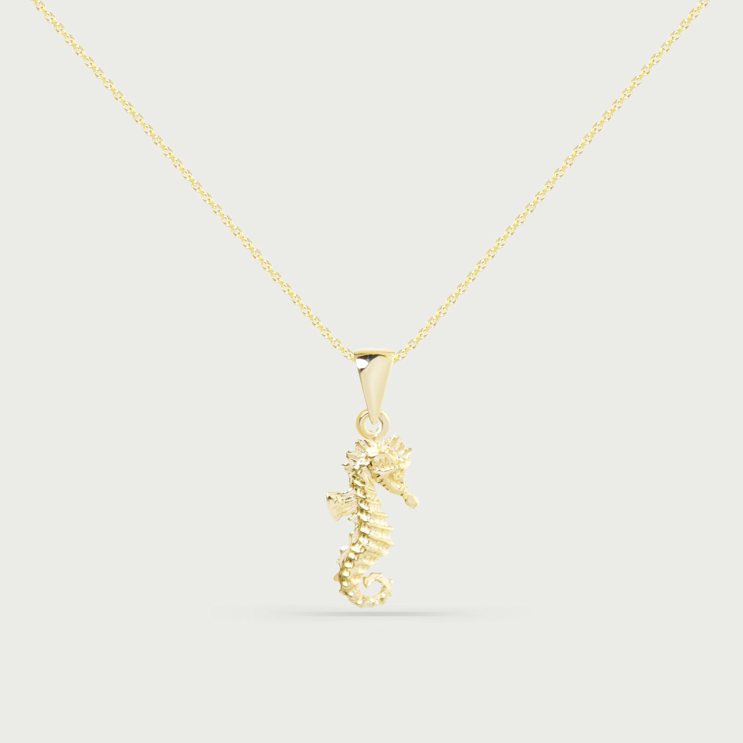 Chasing Sunshine Seahorse Gold Necklace
