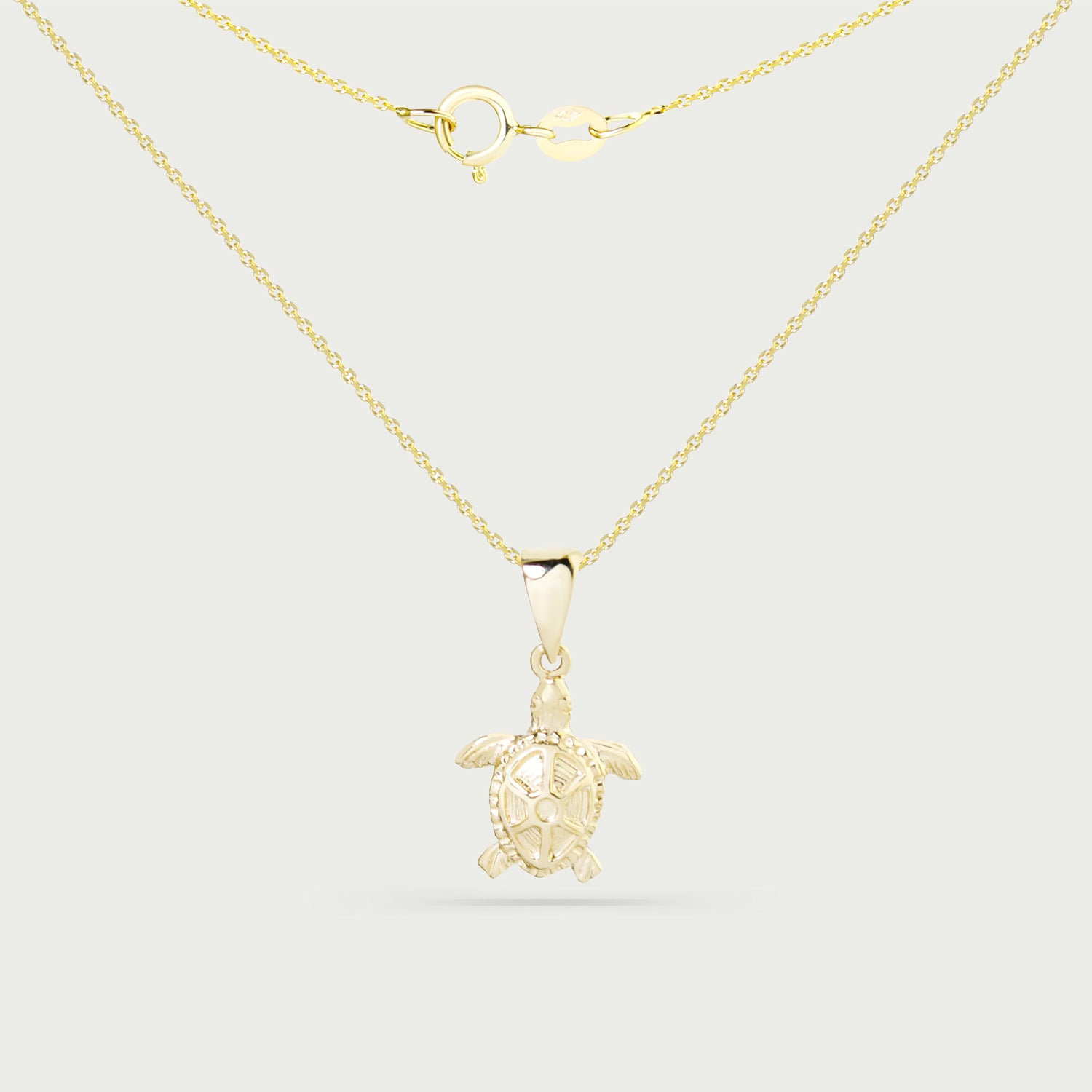 Chasing Sunshine Turtle Gold Necklace
