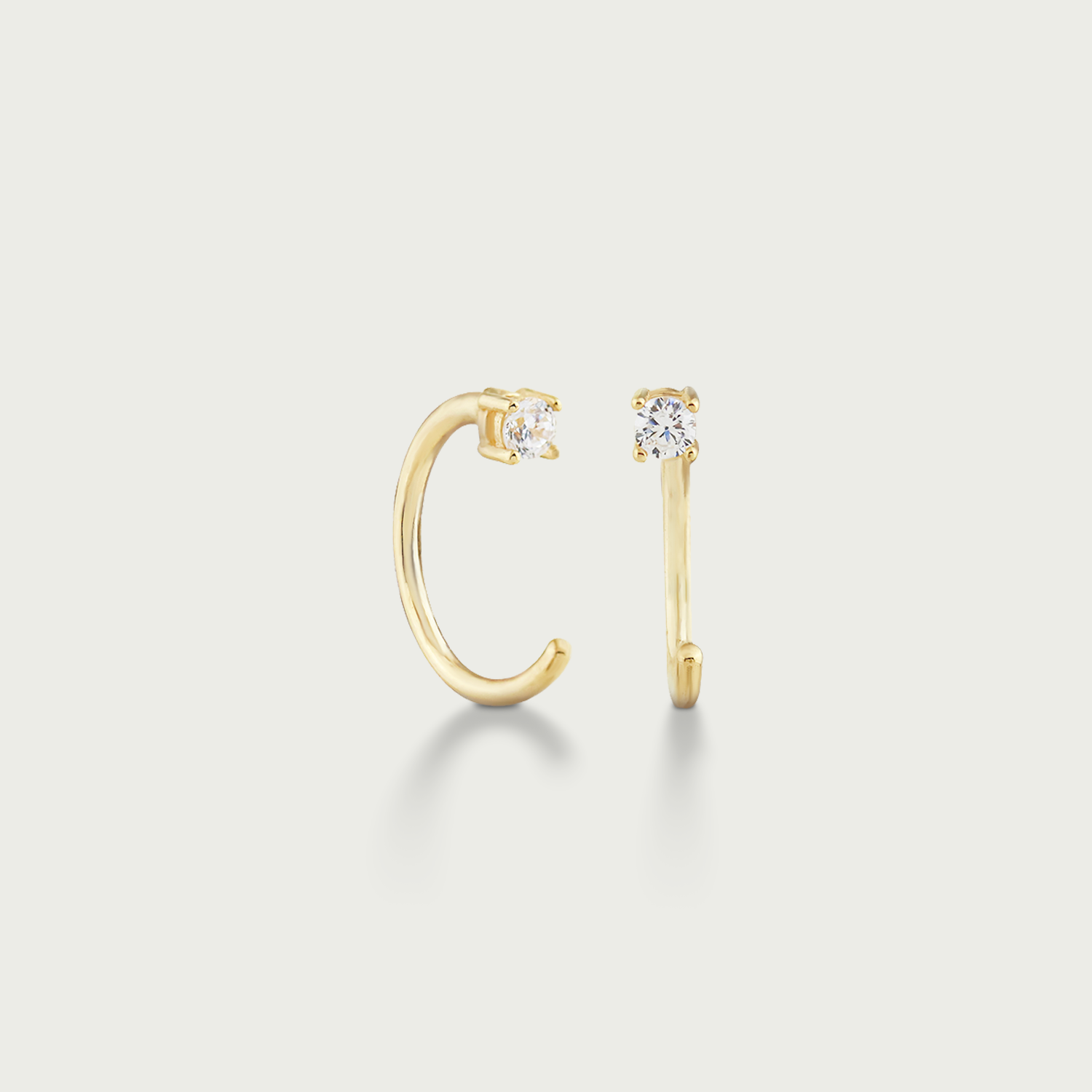 Chic in Motion Gold Hoop Earrings