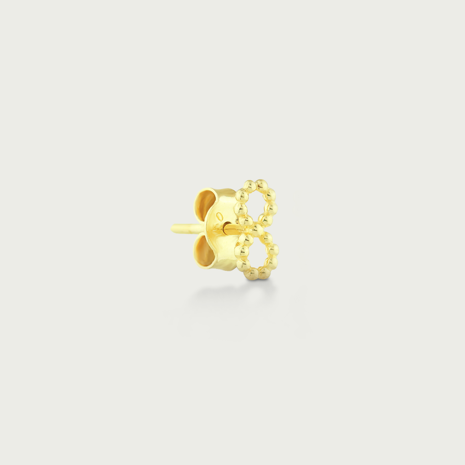 Clock-Out Chic Infinity Gold Stud Earrings