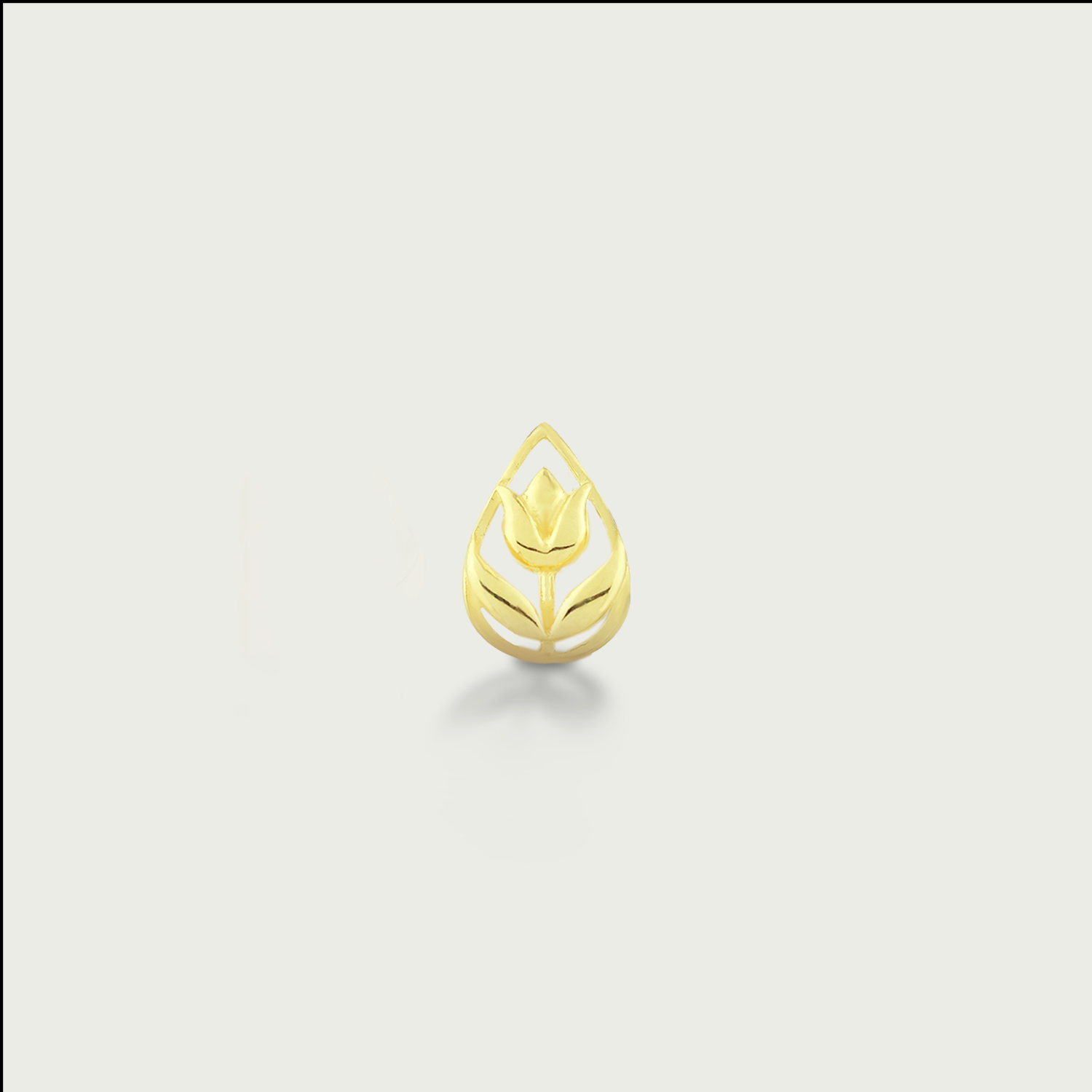 Clock-Out Chic Leaf Gold Stud Earrings