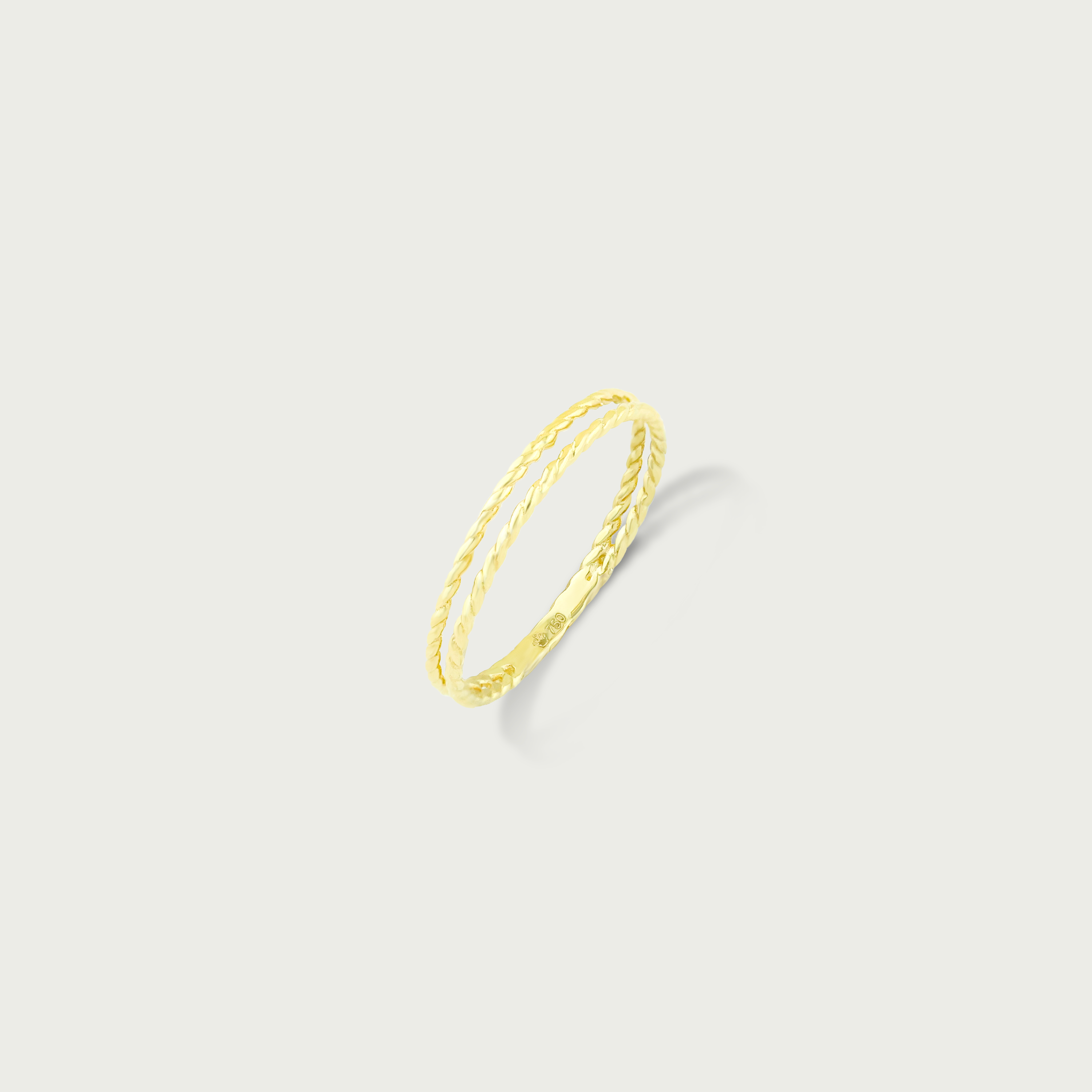 Clock-Out Chic Double Gold Ring