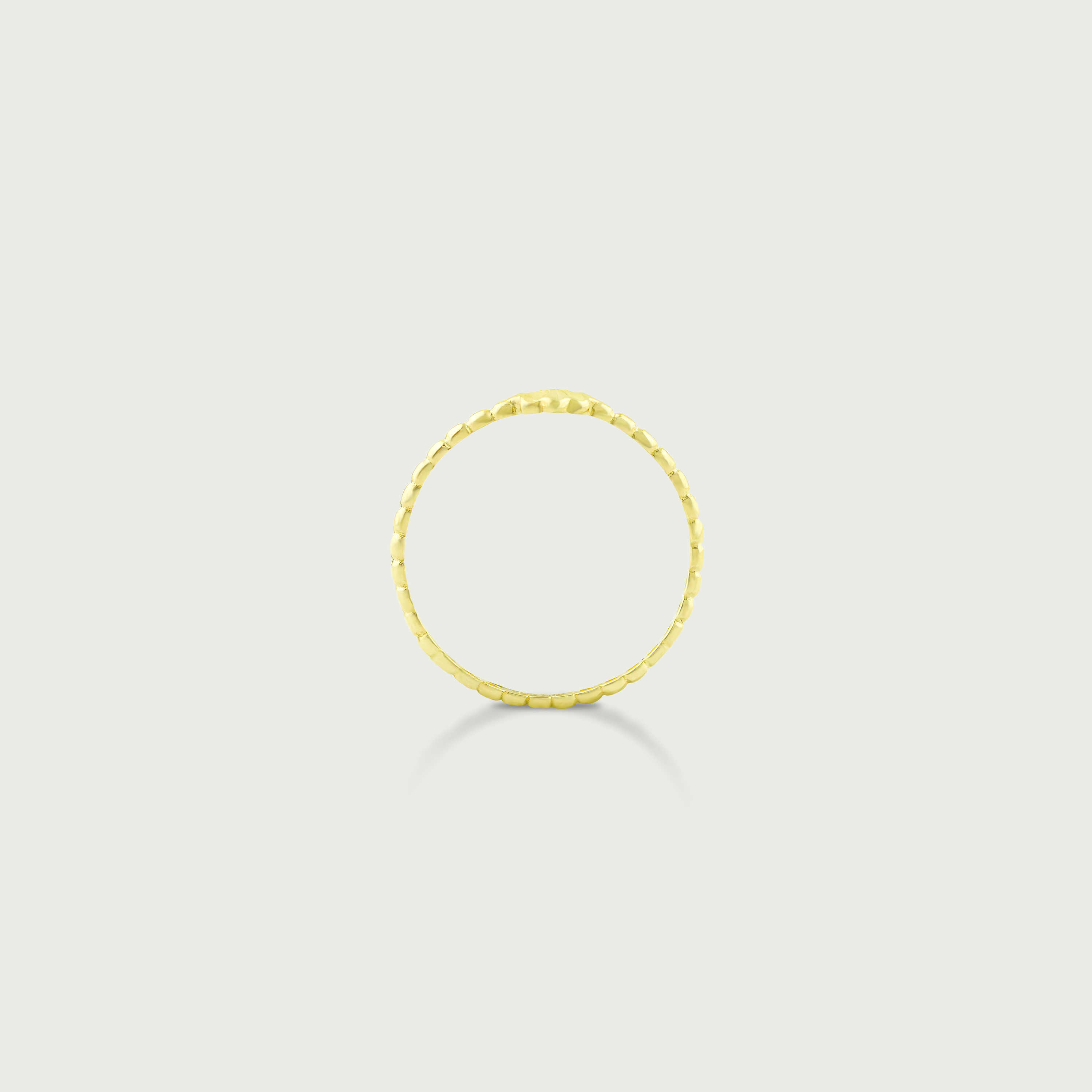 Clock-Out Chic Heart Gold Ring