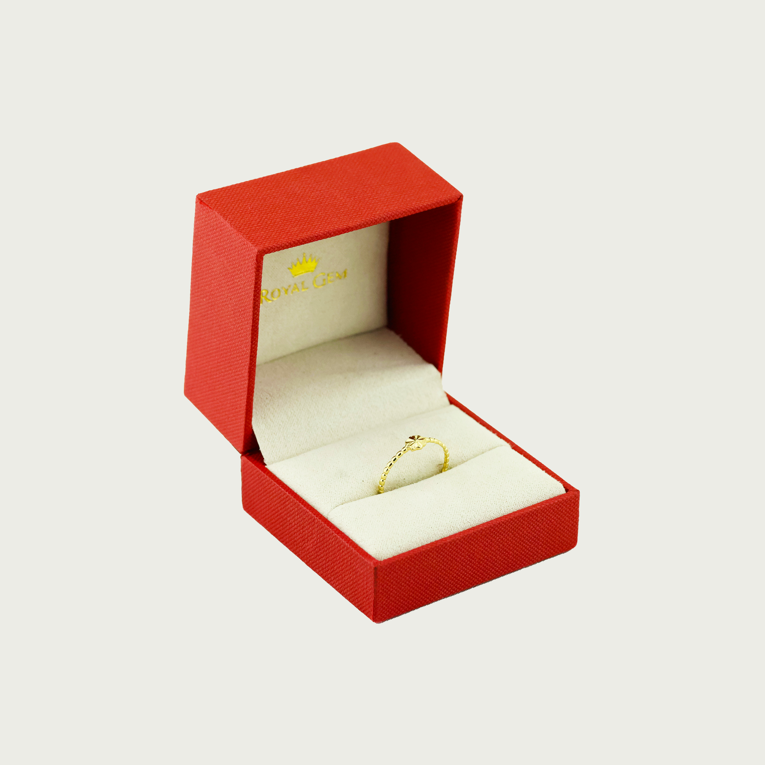 Clock-Out Chic Heart Gold Ring