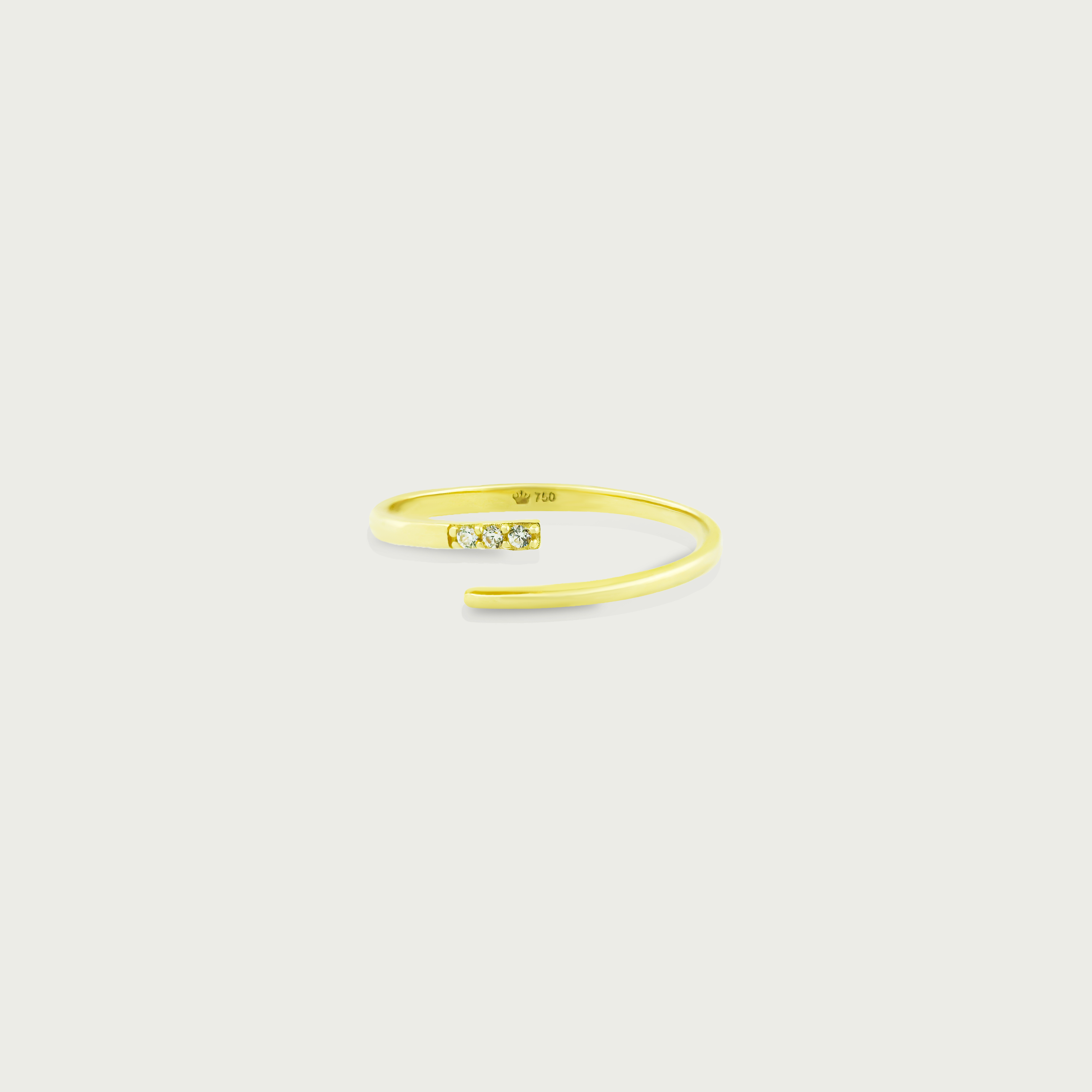 Clock-Out Chic Kissing Gold Ring
