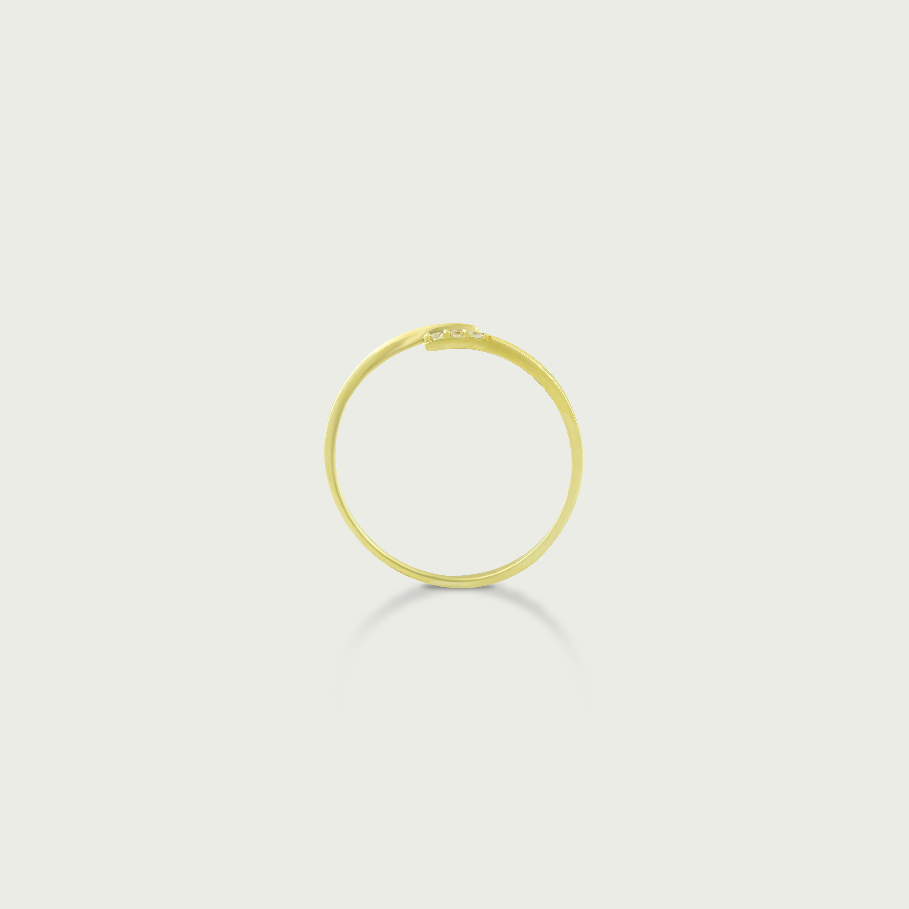 Clock-Out Chic Kissing Gold Ring