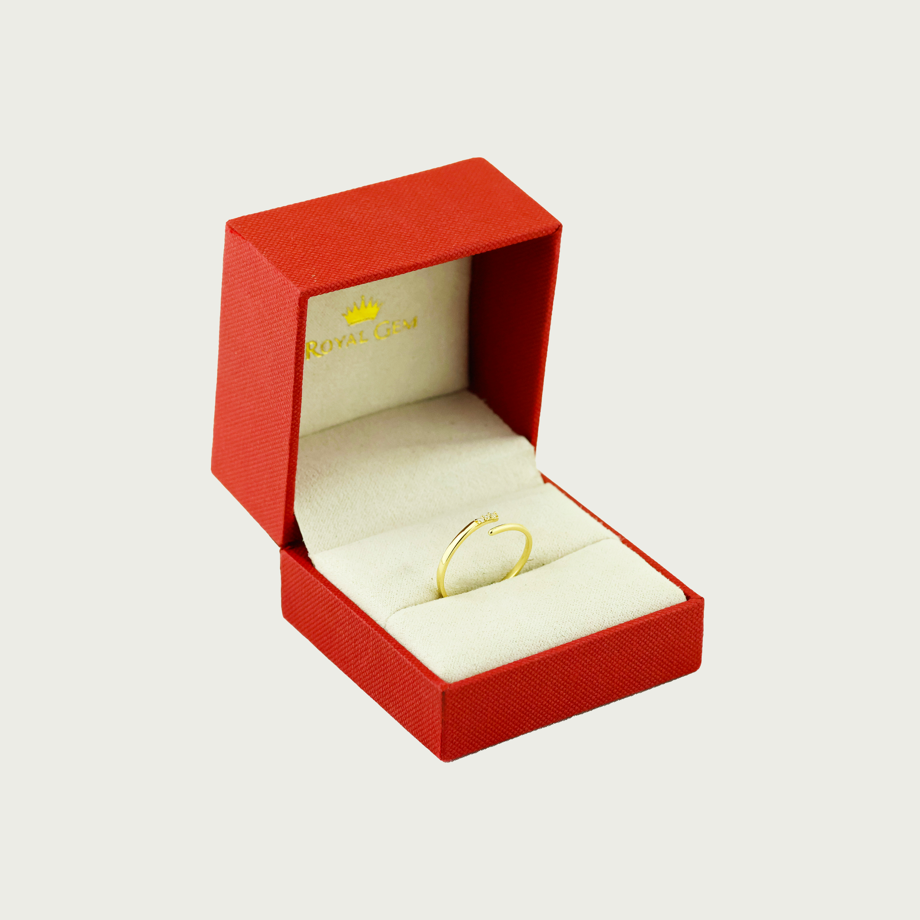 Clock-Out Chic Kissing Gold Ring