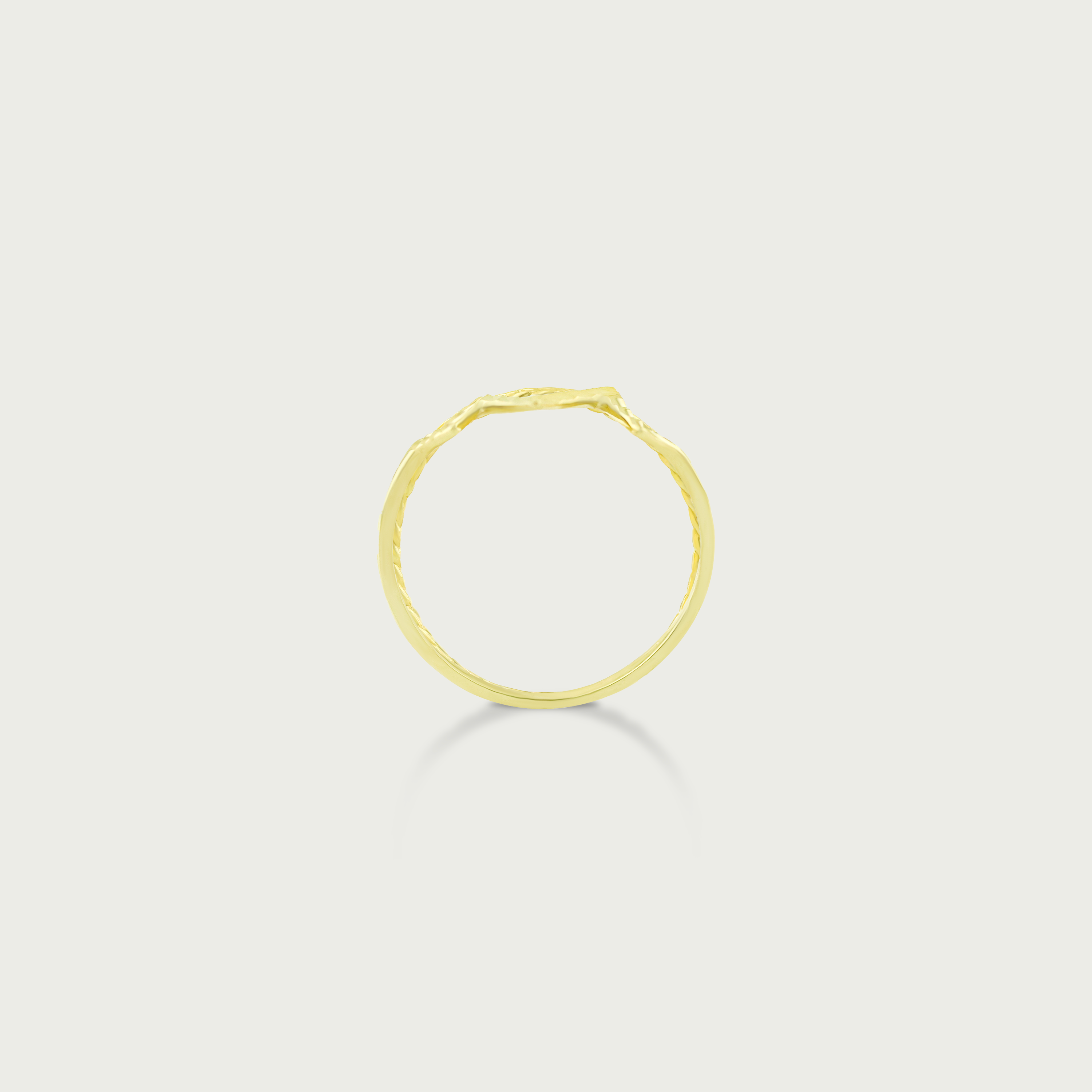 Clock-Out Chic Lifeline Gold Ring
