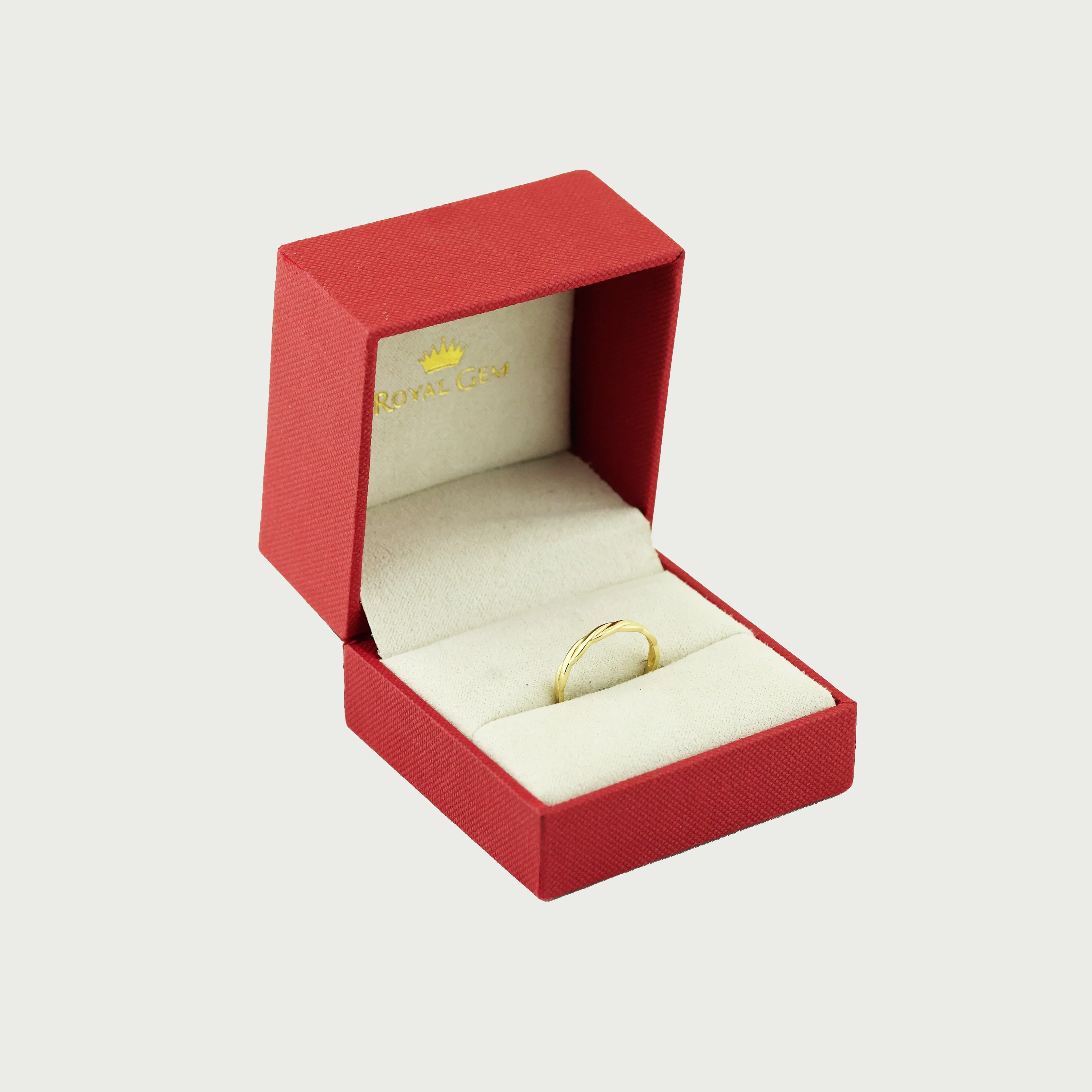 Clock-Out Chic Rope Gold Ring