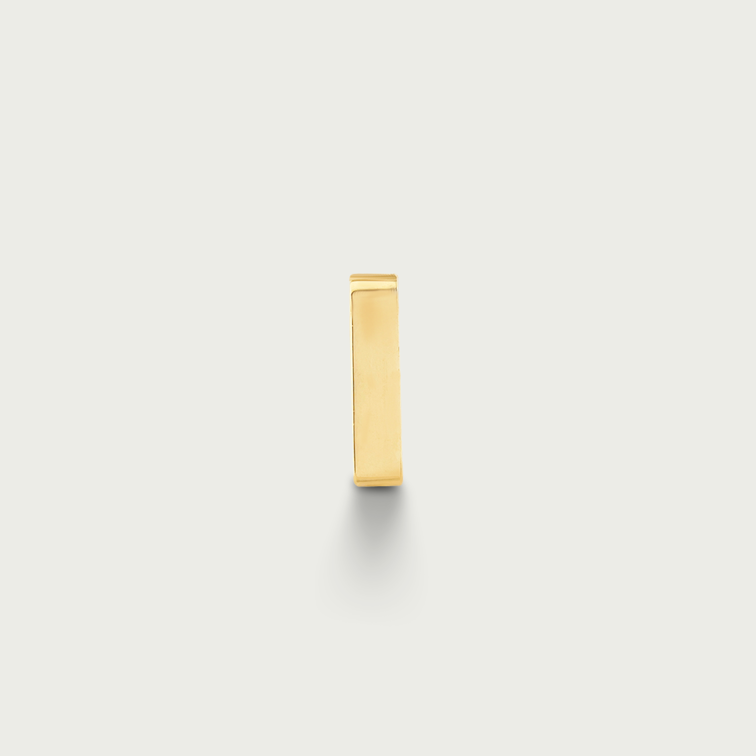 Cloudline Curve Gold Hoop Earrings
