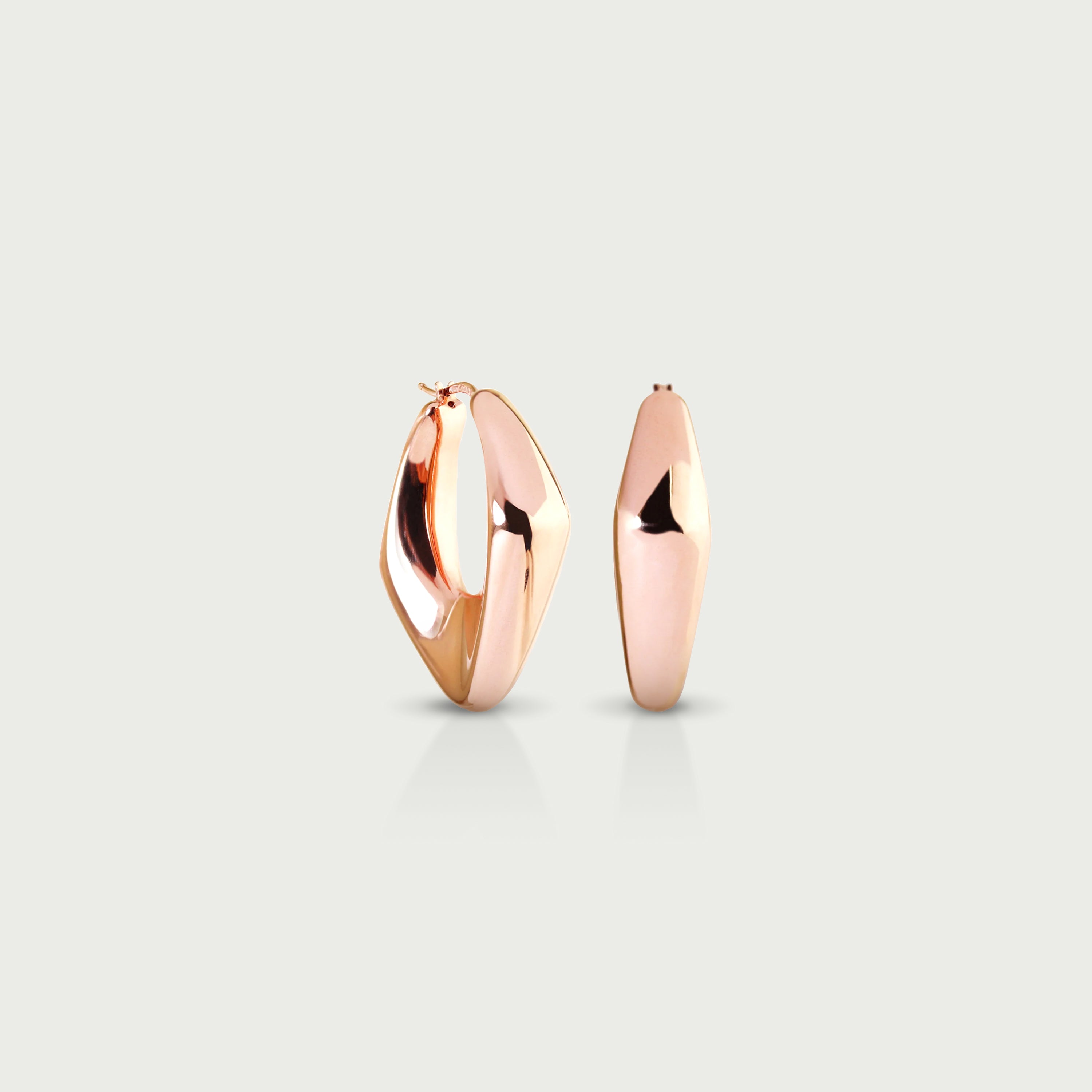 Cue the Drama Gold Hoop Earrings