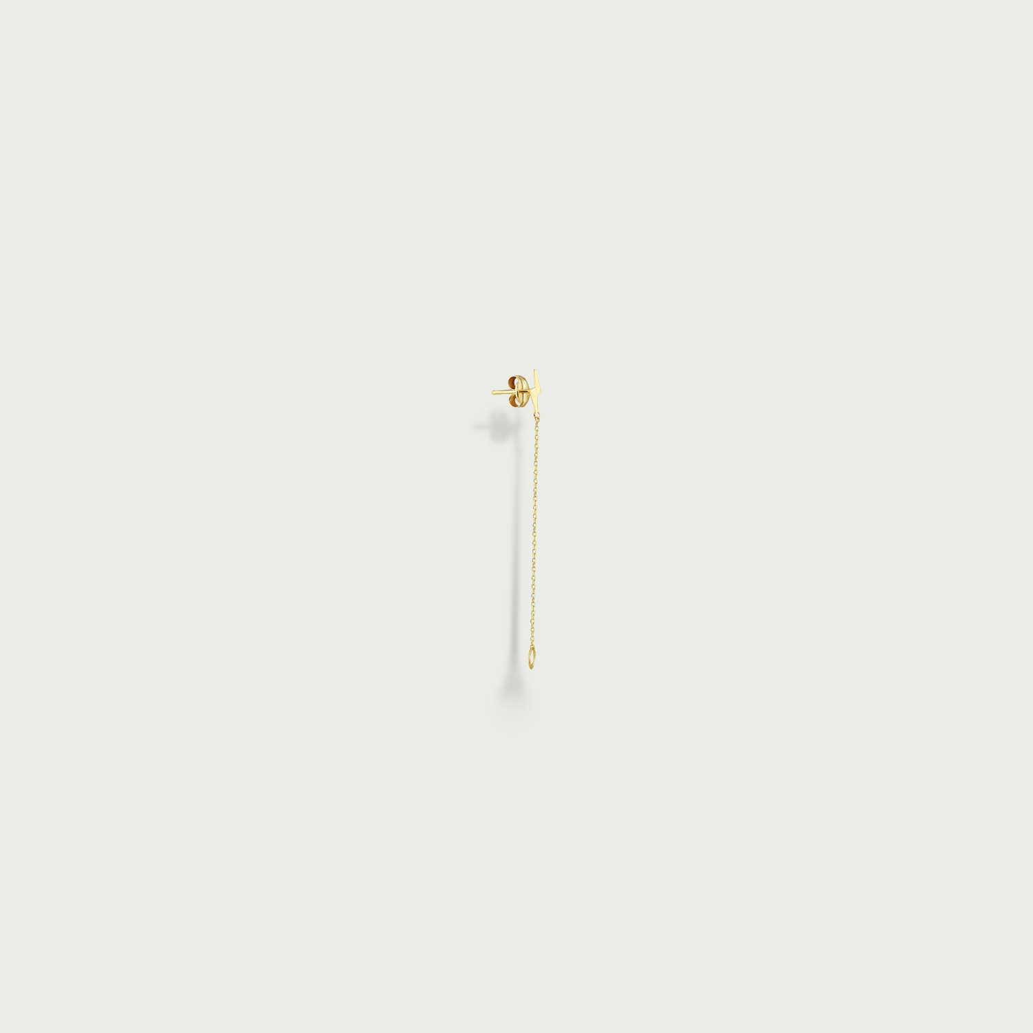 Dare to Shine Gold Piercing Earrings