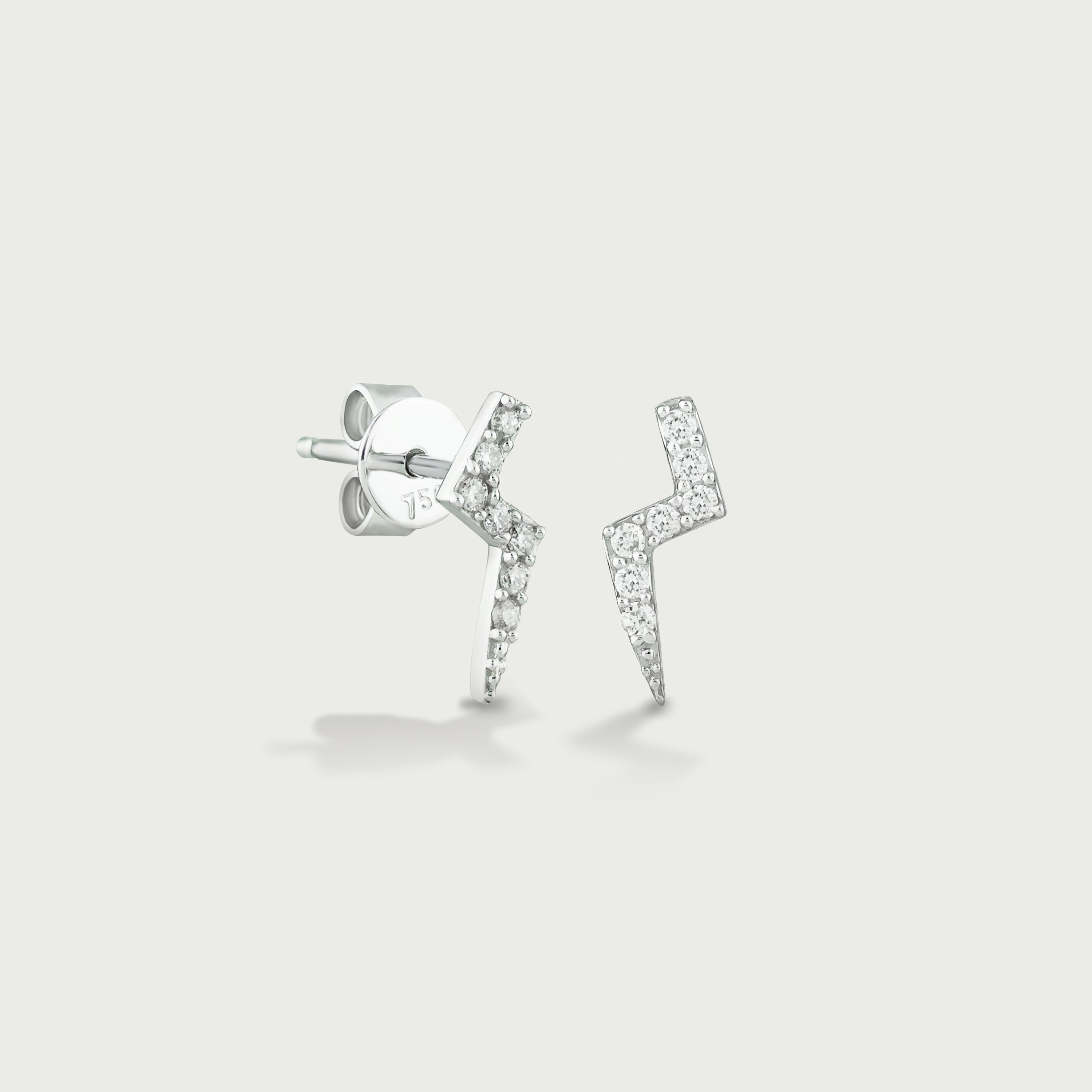 Dazzling Bolt Diamond Earrings