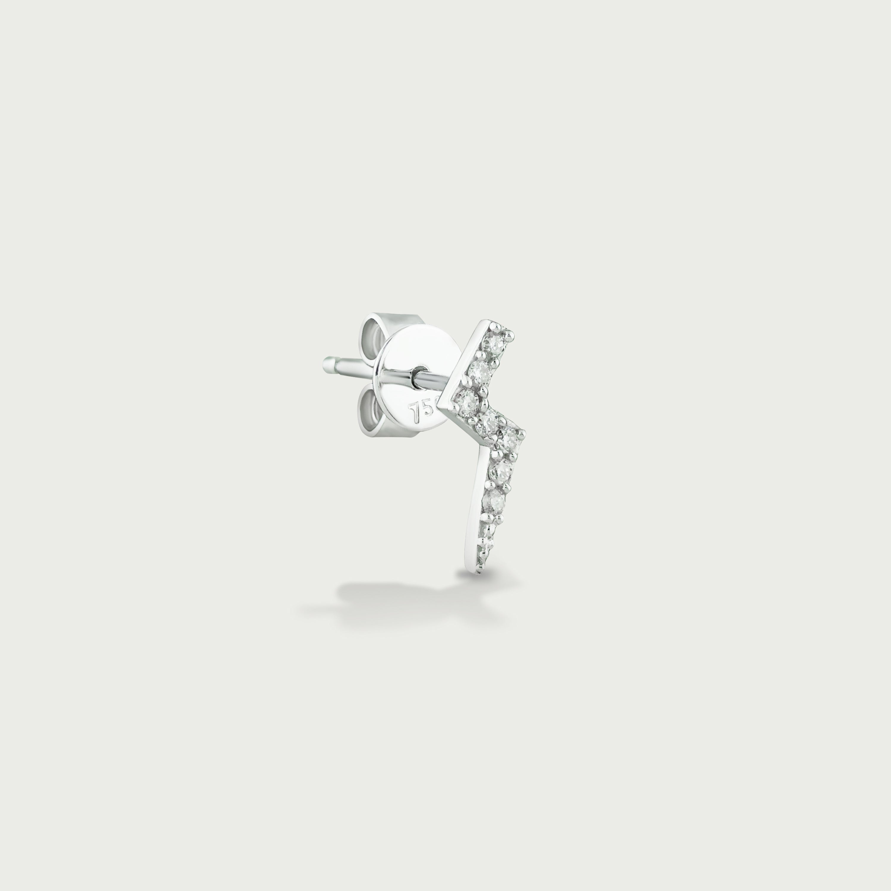 Dazzling Bolt Diamond Earrings