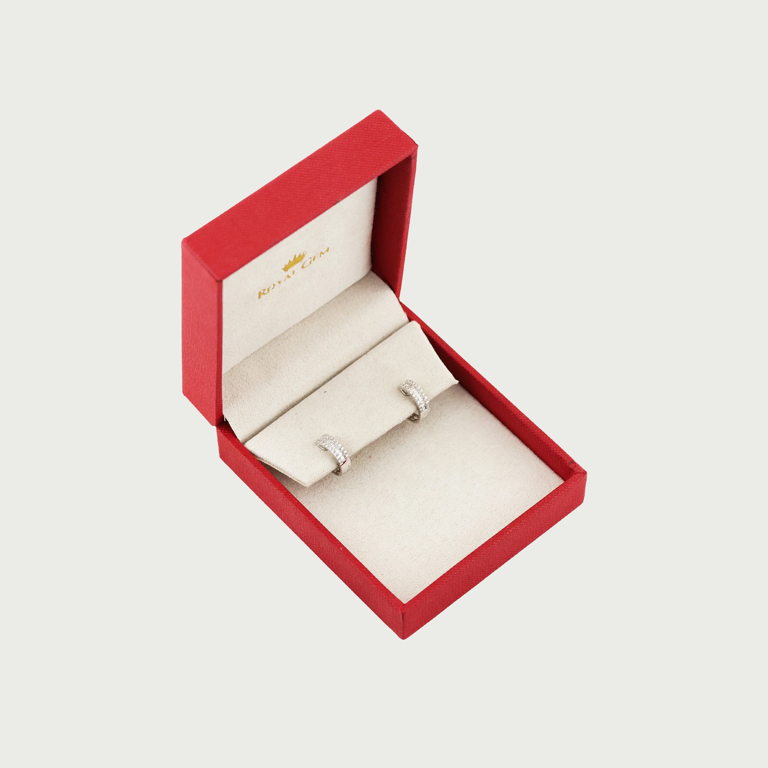 Dazzling Enigma Glint Diamond Hoop Earrings