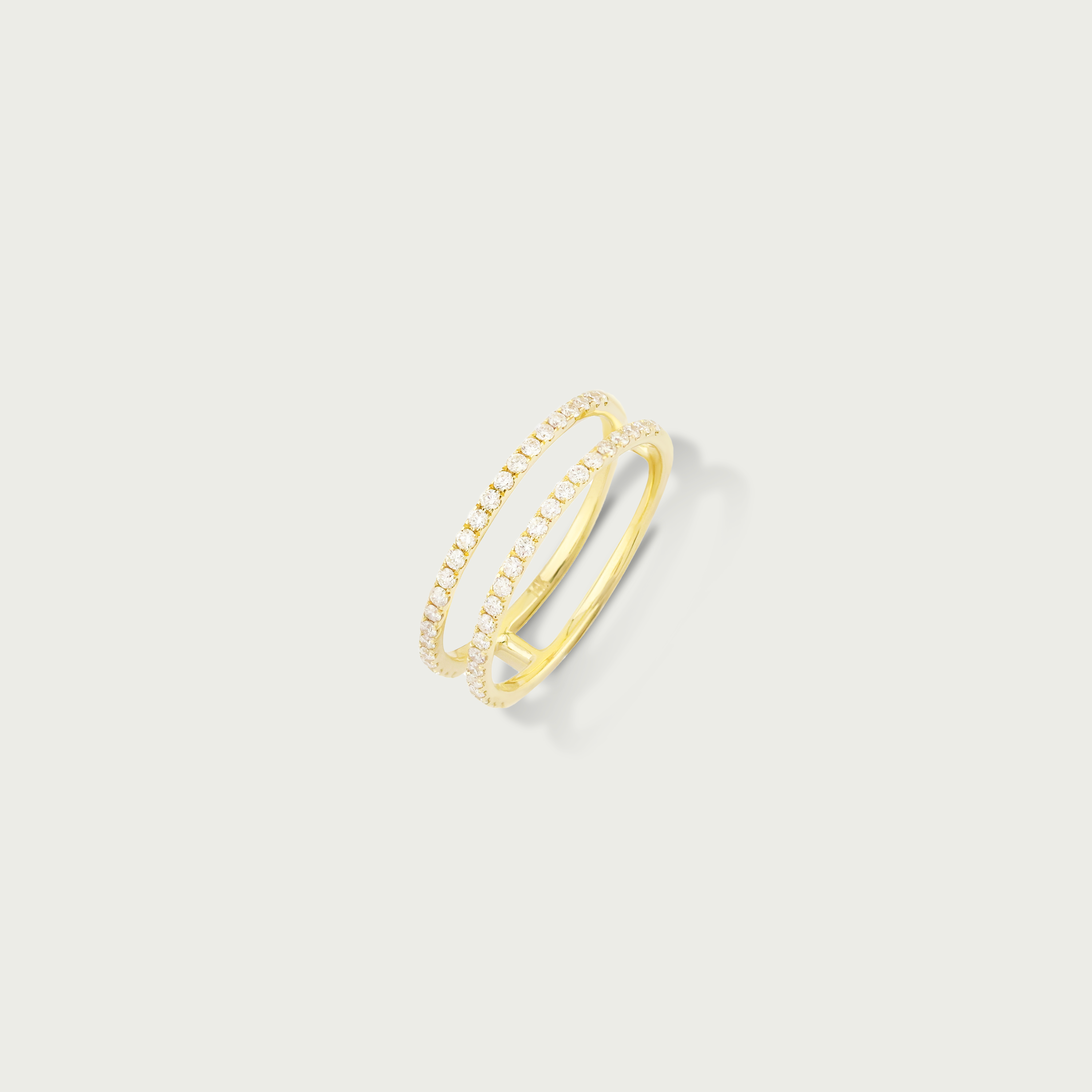 Diamond Duo Gold Ring