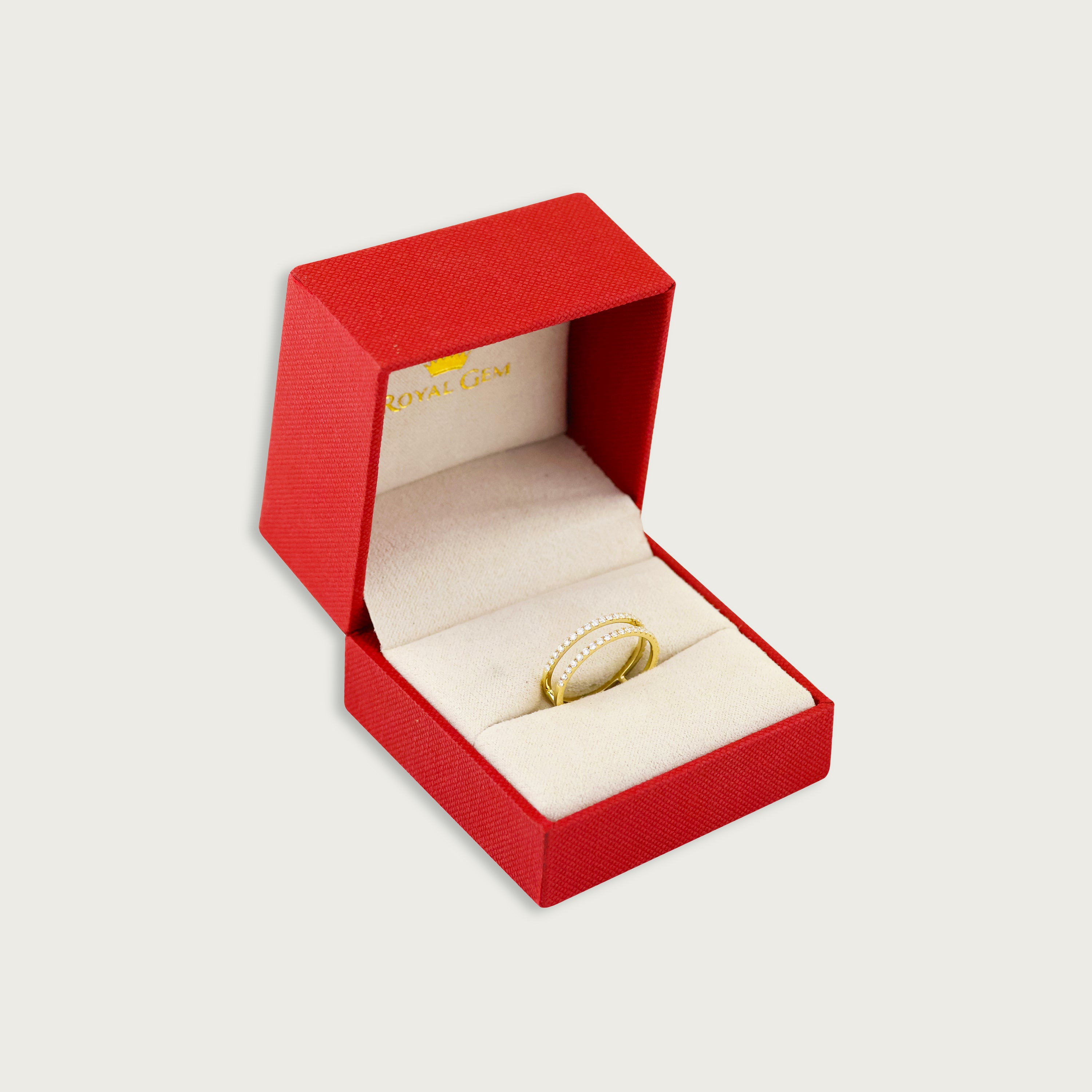 Diamond Duo Gold Ring