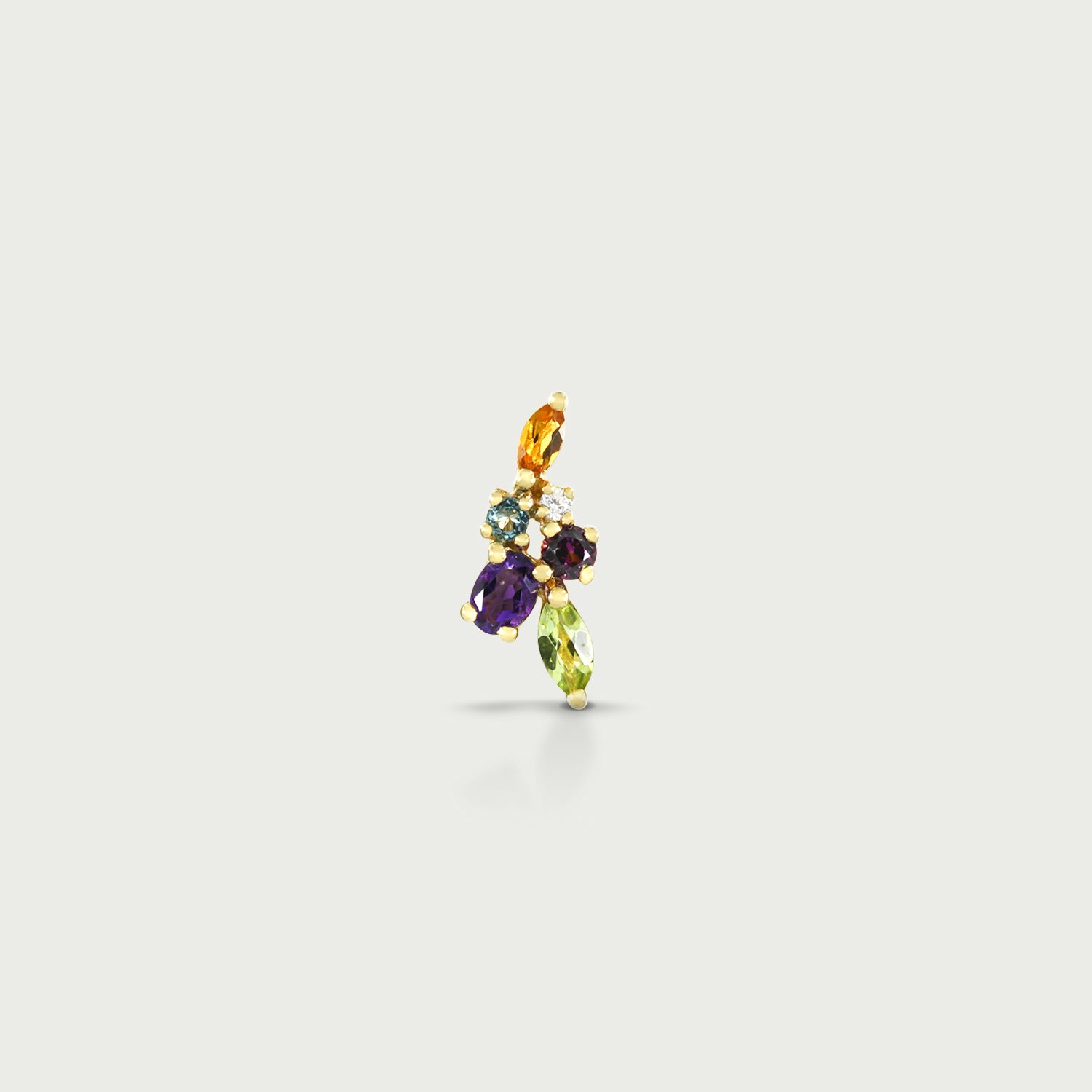 Radiant Garden Gemstone Earrings