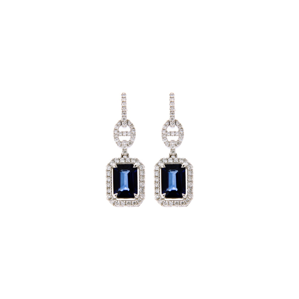 Azure Sapphire Earrings