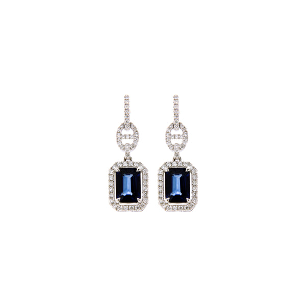 Azure Sapphire Earrings