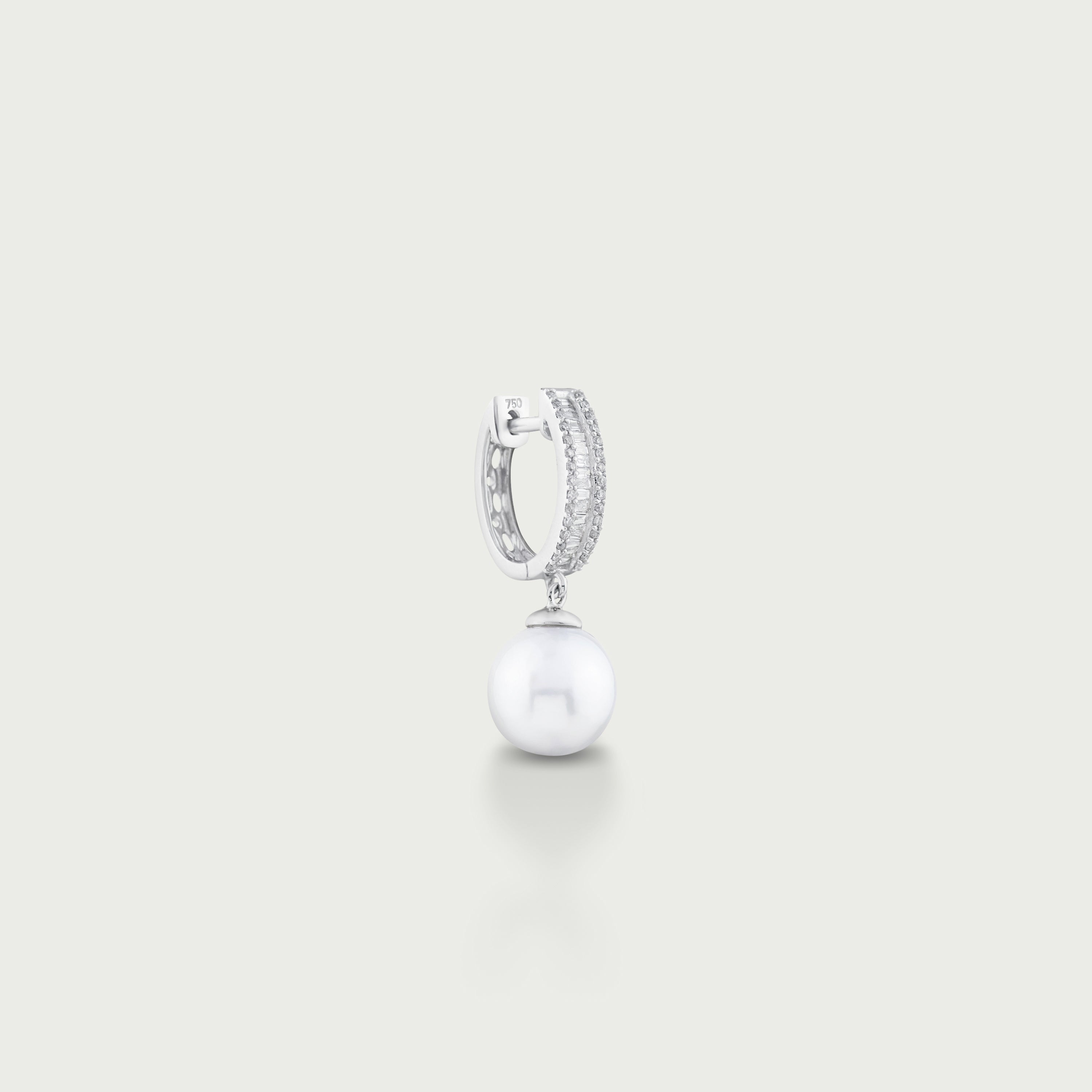 Endless Devotion Pearl Creolla Earrings
