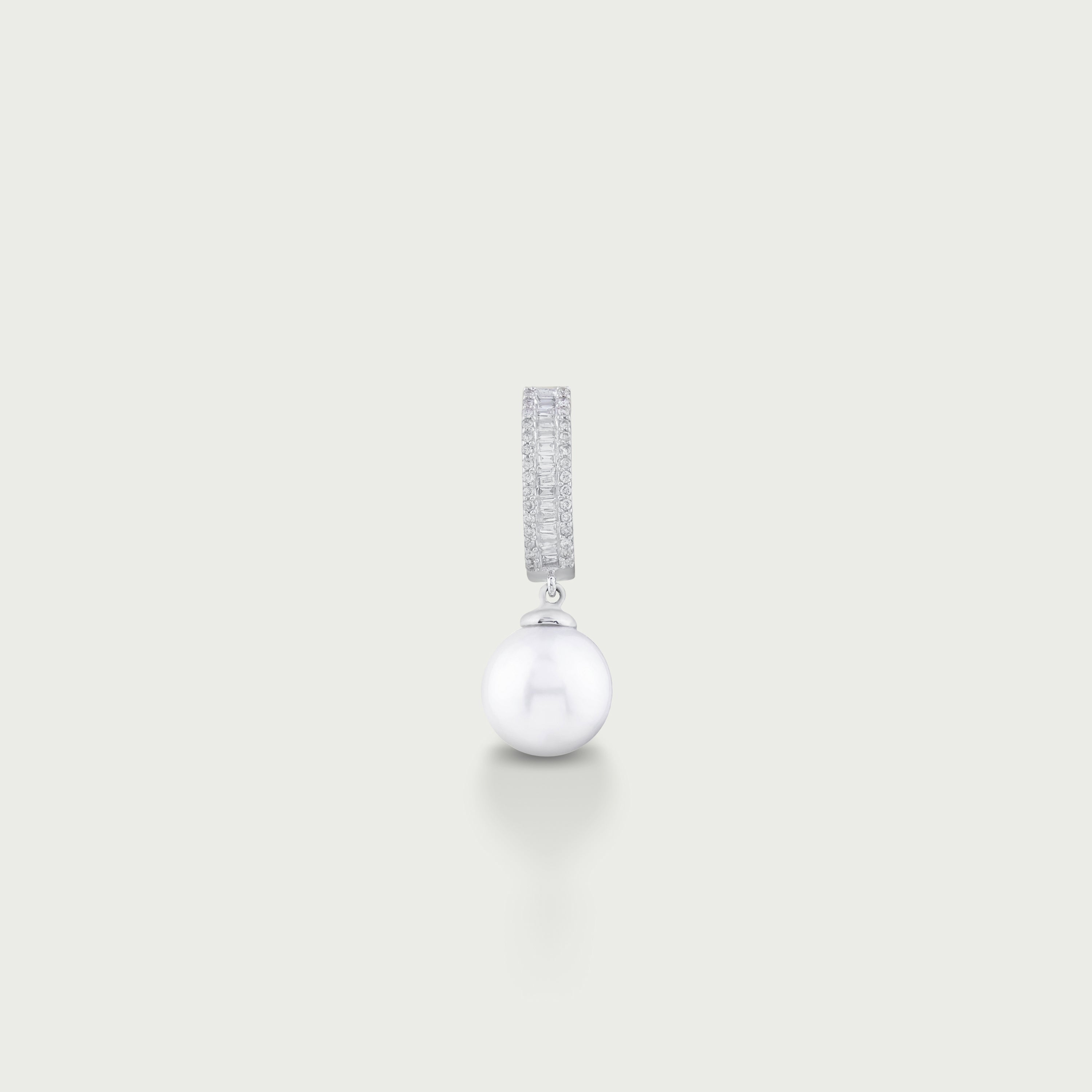 Endless Devotion Pearl Creolla Earrings