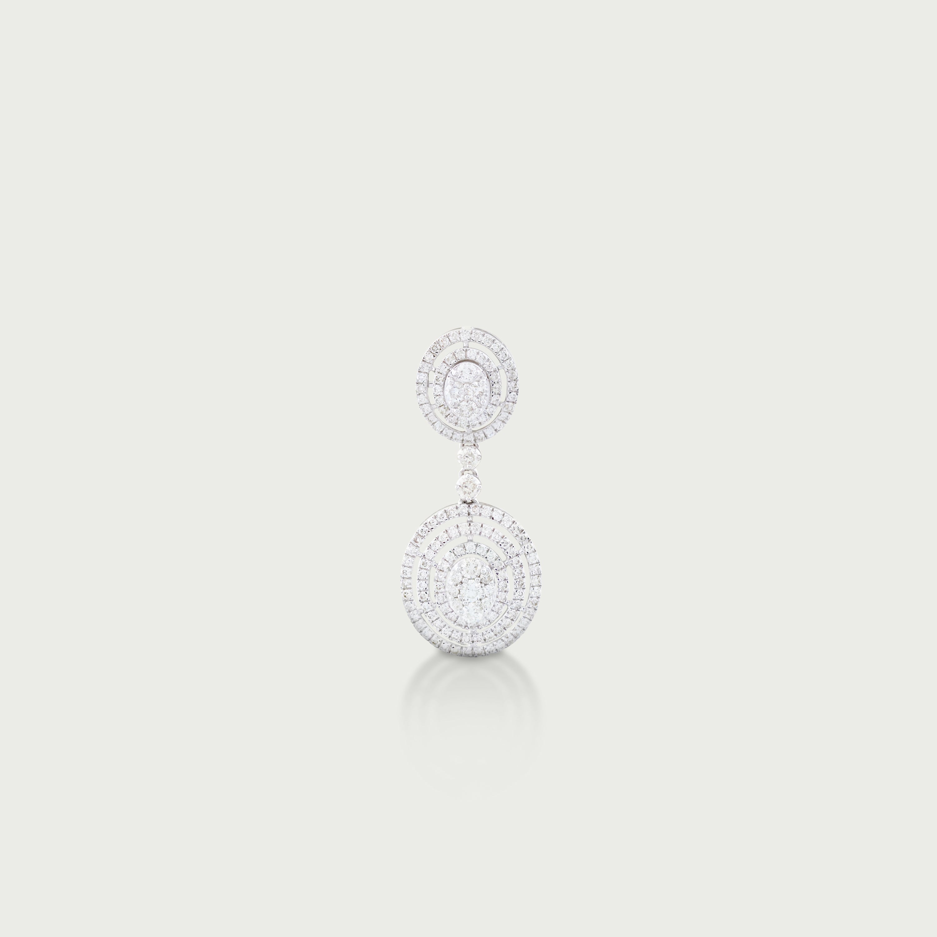 Endless Embrace Diamond Dangling Earrings