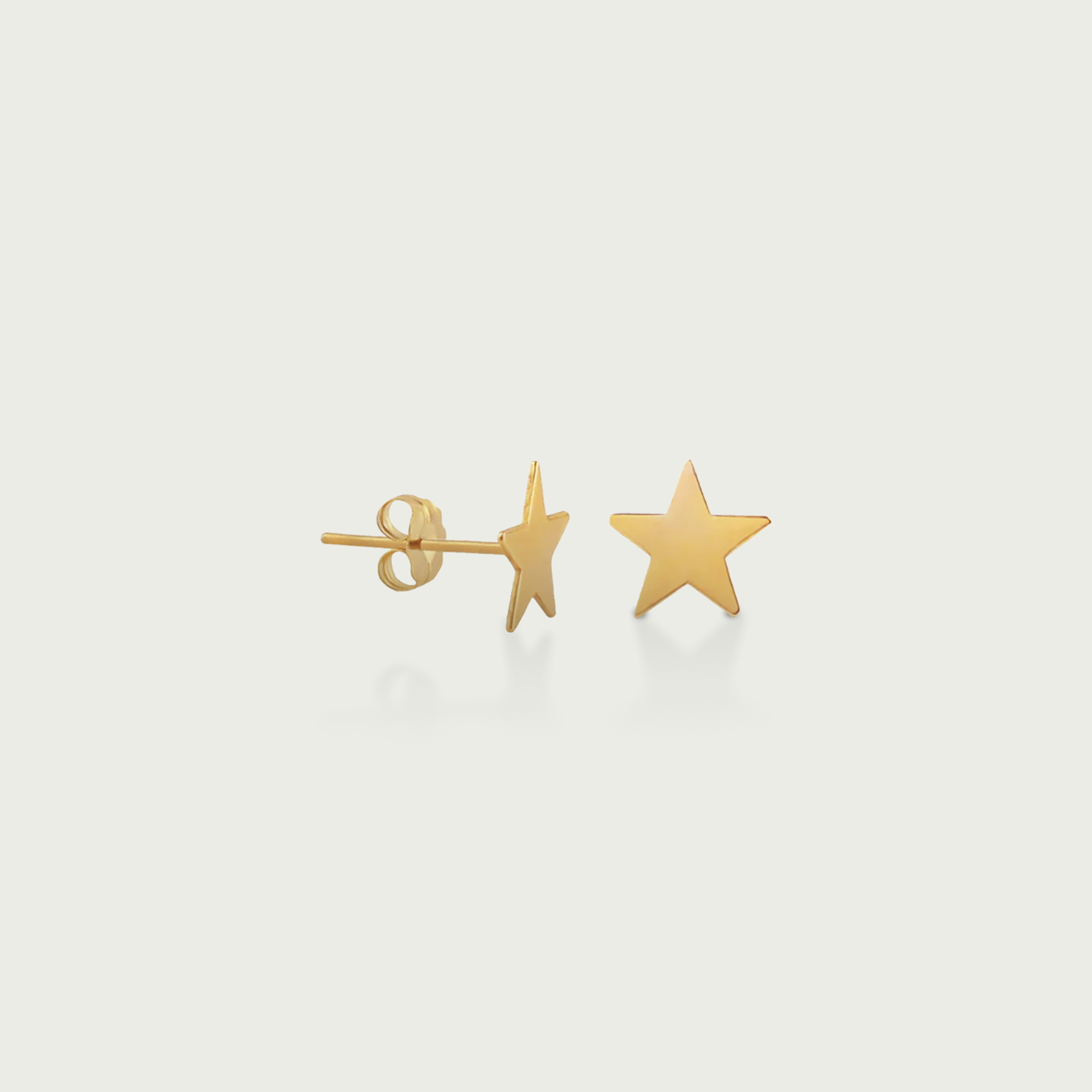 Engravable Star Stud Earrings