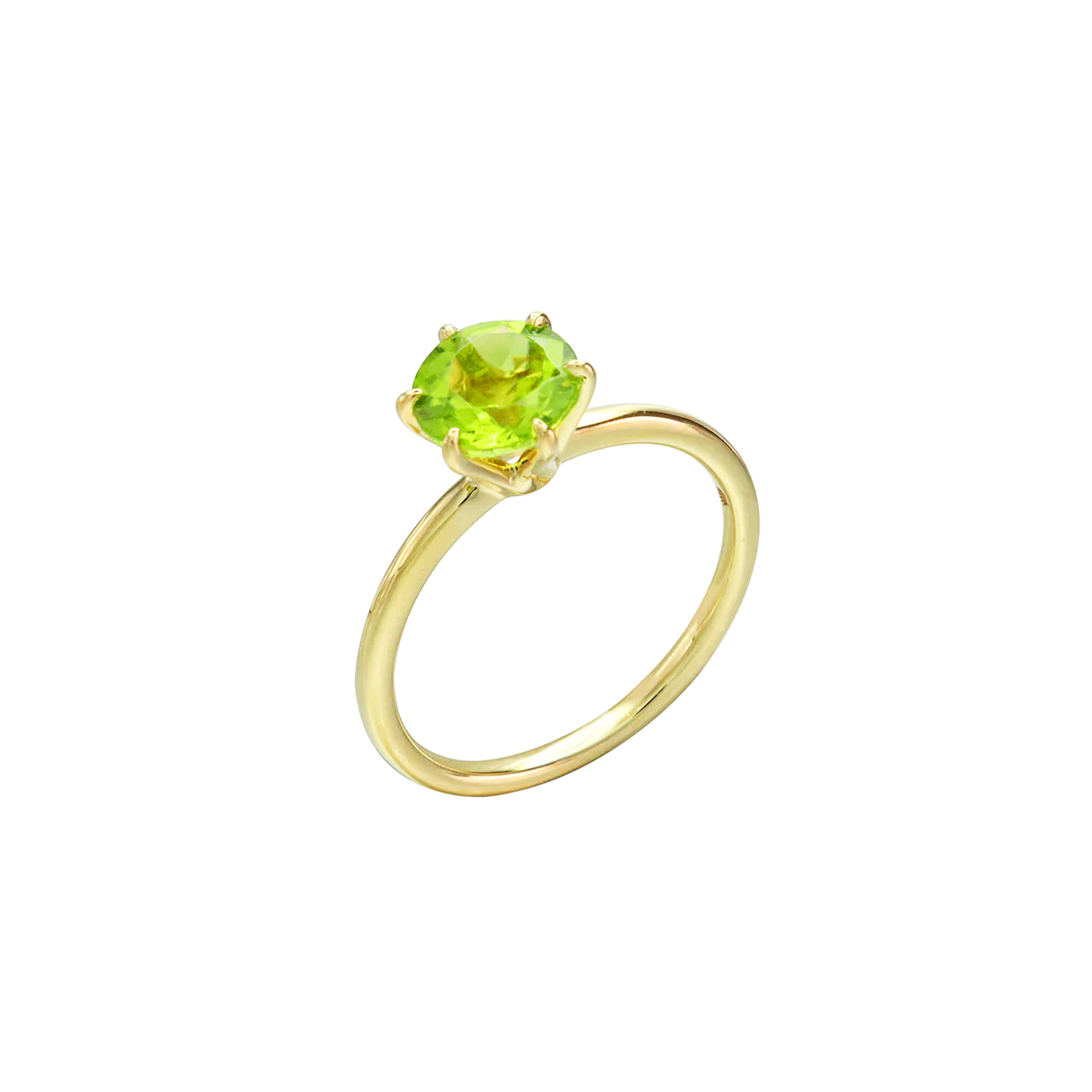 Good Life Peridot Solitaire Ring