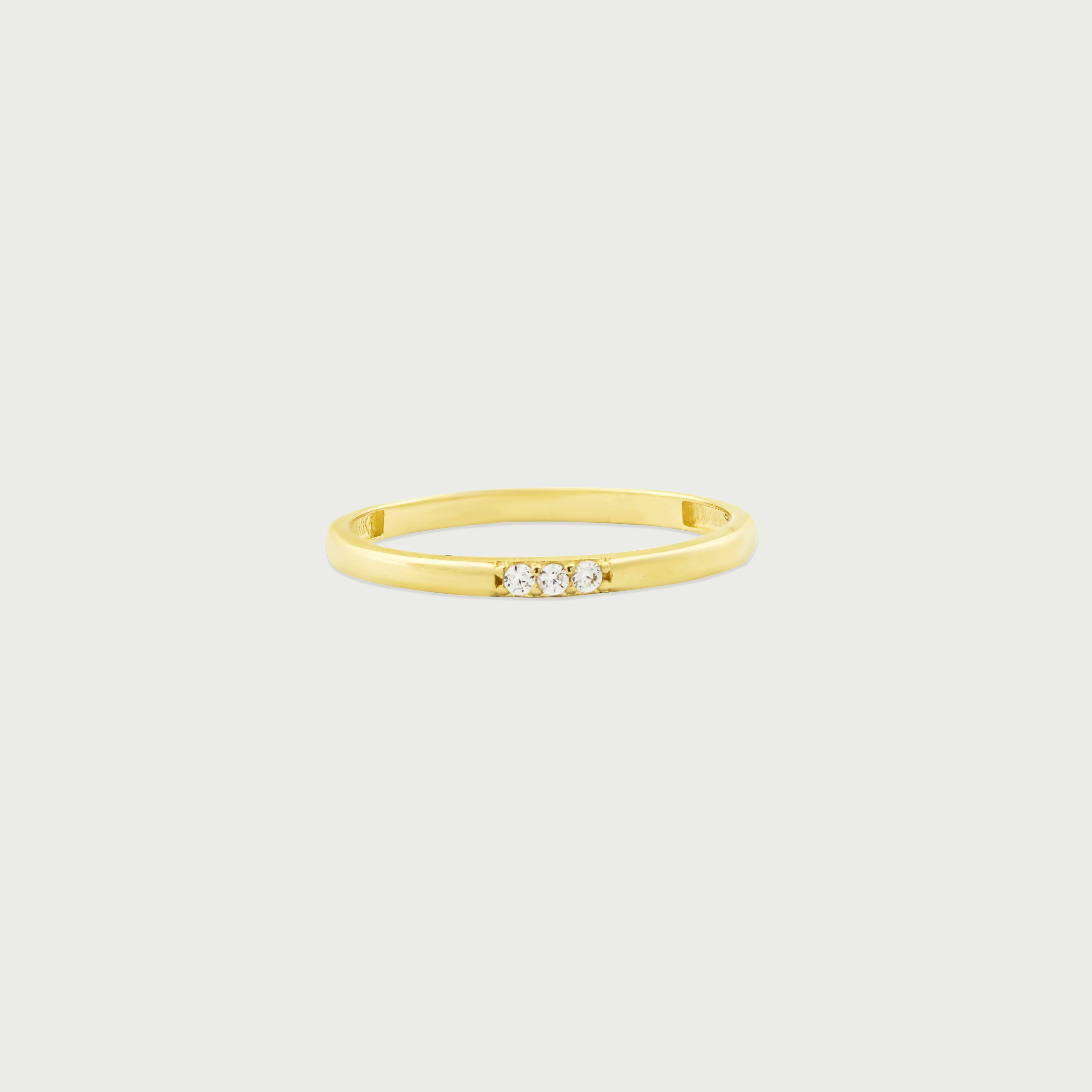 Everyday Edge Gold Ring