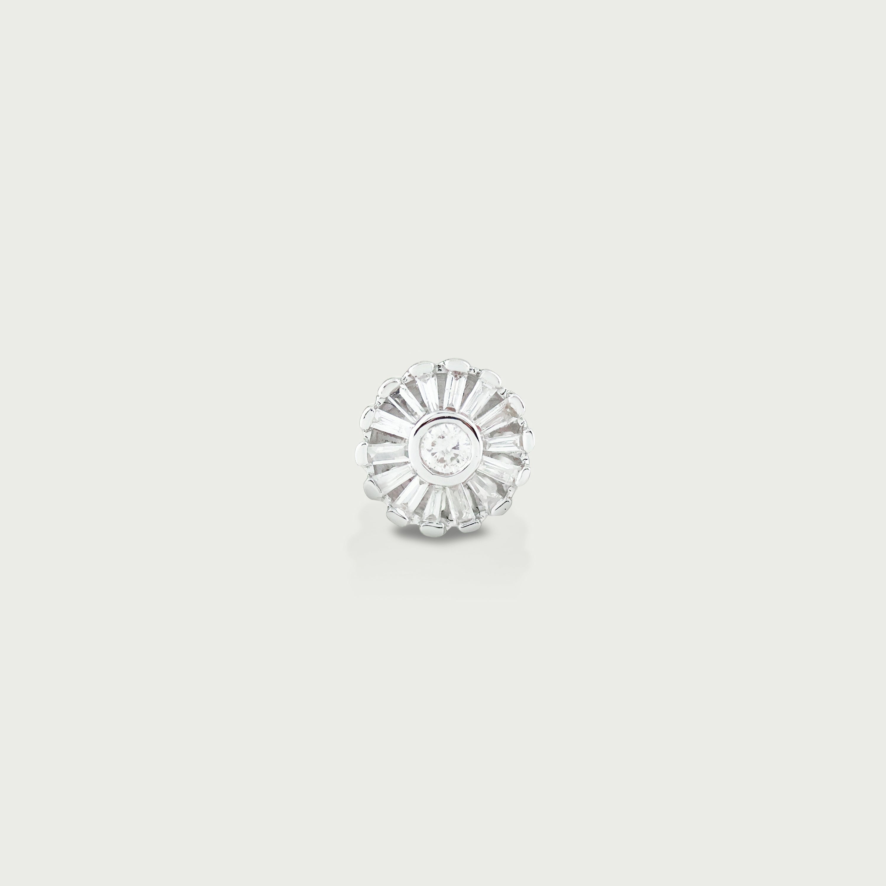 Floral Luxe Diamond Stud Earrings